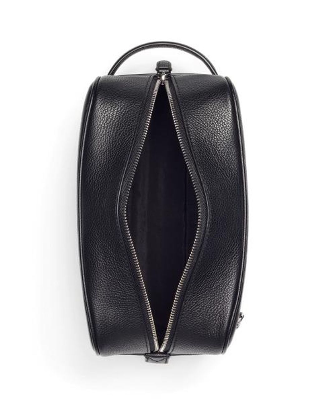 Polo Ralph Lauren Black Smooth Leather Travel Case for men