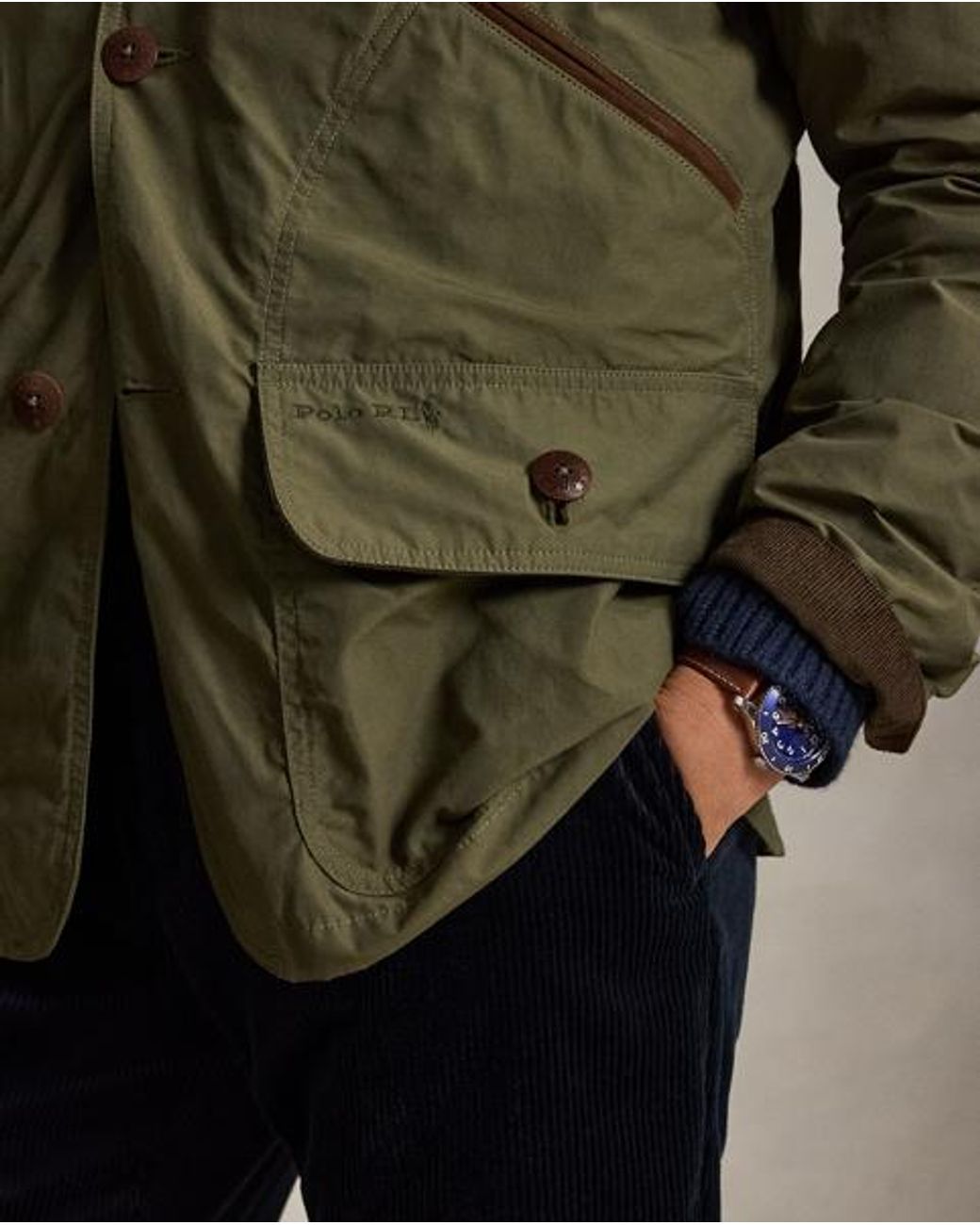 Polo Ralph Lauren Brown The Clarkfield Utility Jacket for men