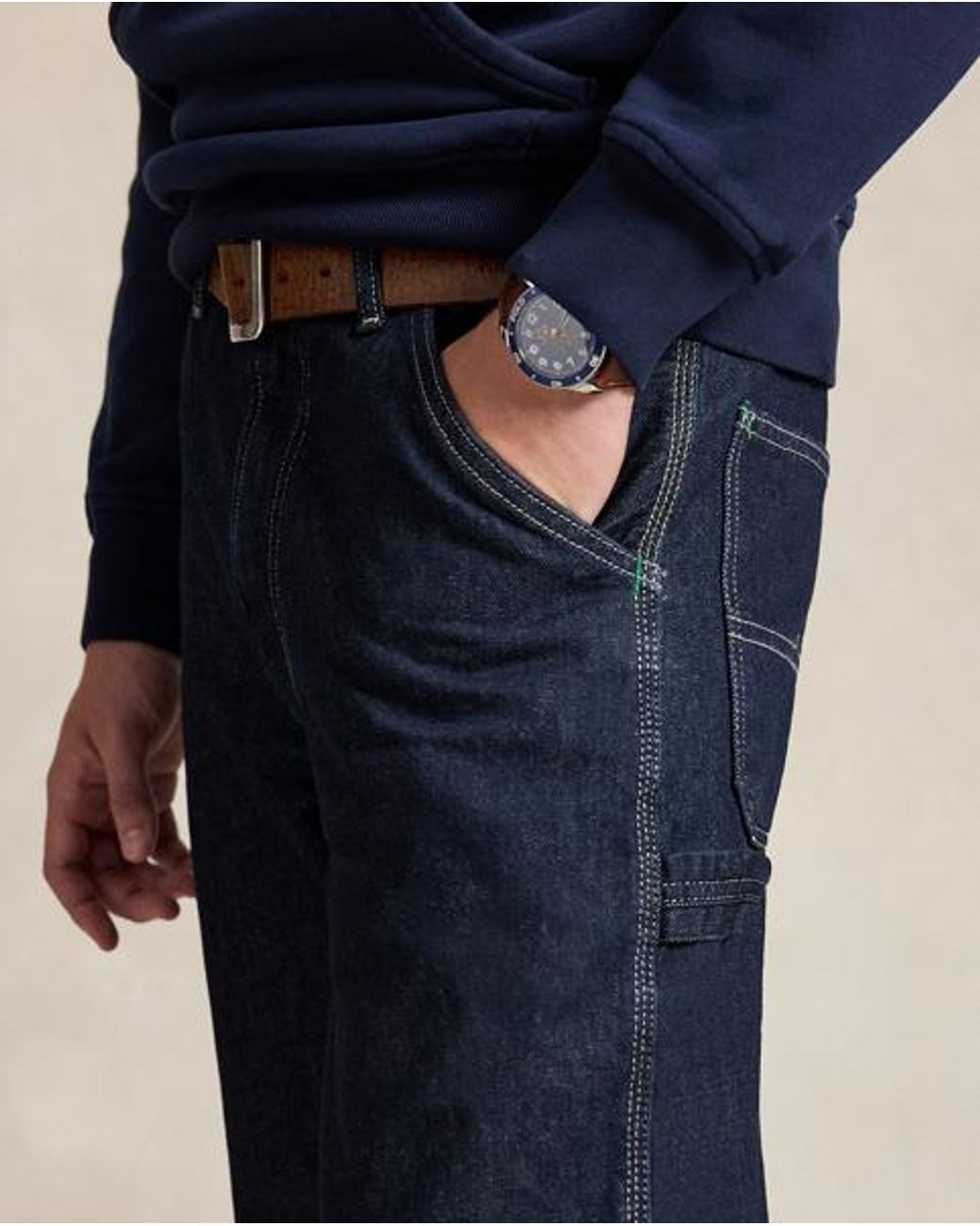 Polo Ralph Lauren Blue Polo Dungaree Fit Carpenter Jeans for men