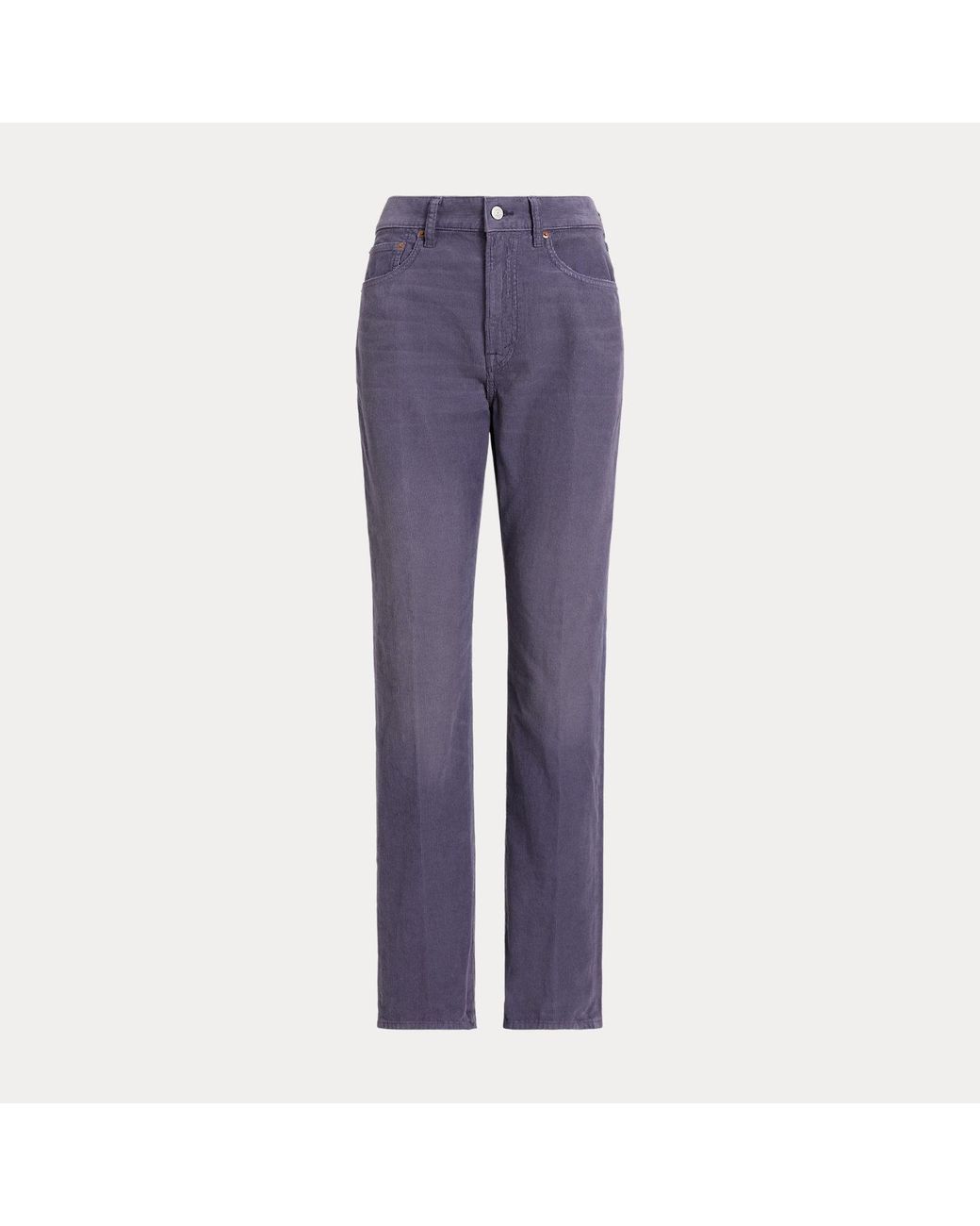 Polo Ralph Lauren Blue Corduroy Relaxed Straight Trouser