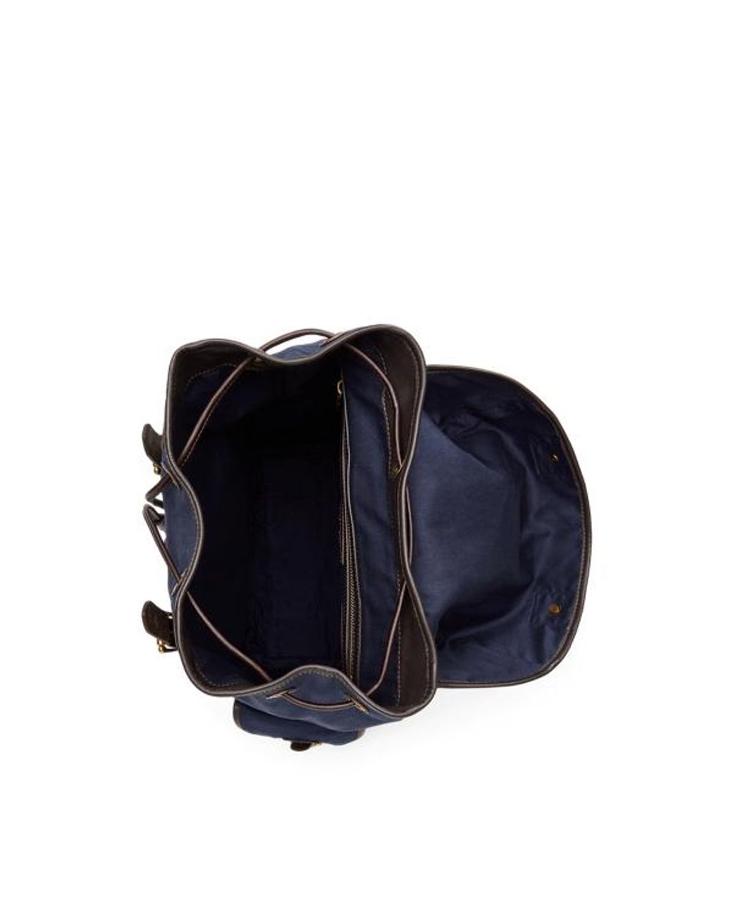 Ralph Lauren Blue leather trim nylon backpack EUC Ralph Lauren Suede-trim Trail Backpack in Blue for Men | Lyst main image 4