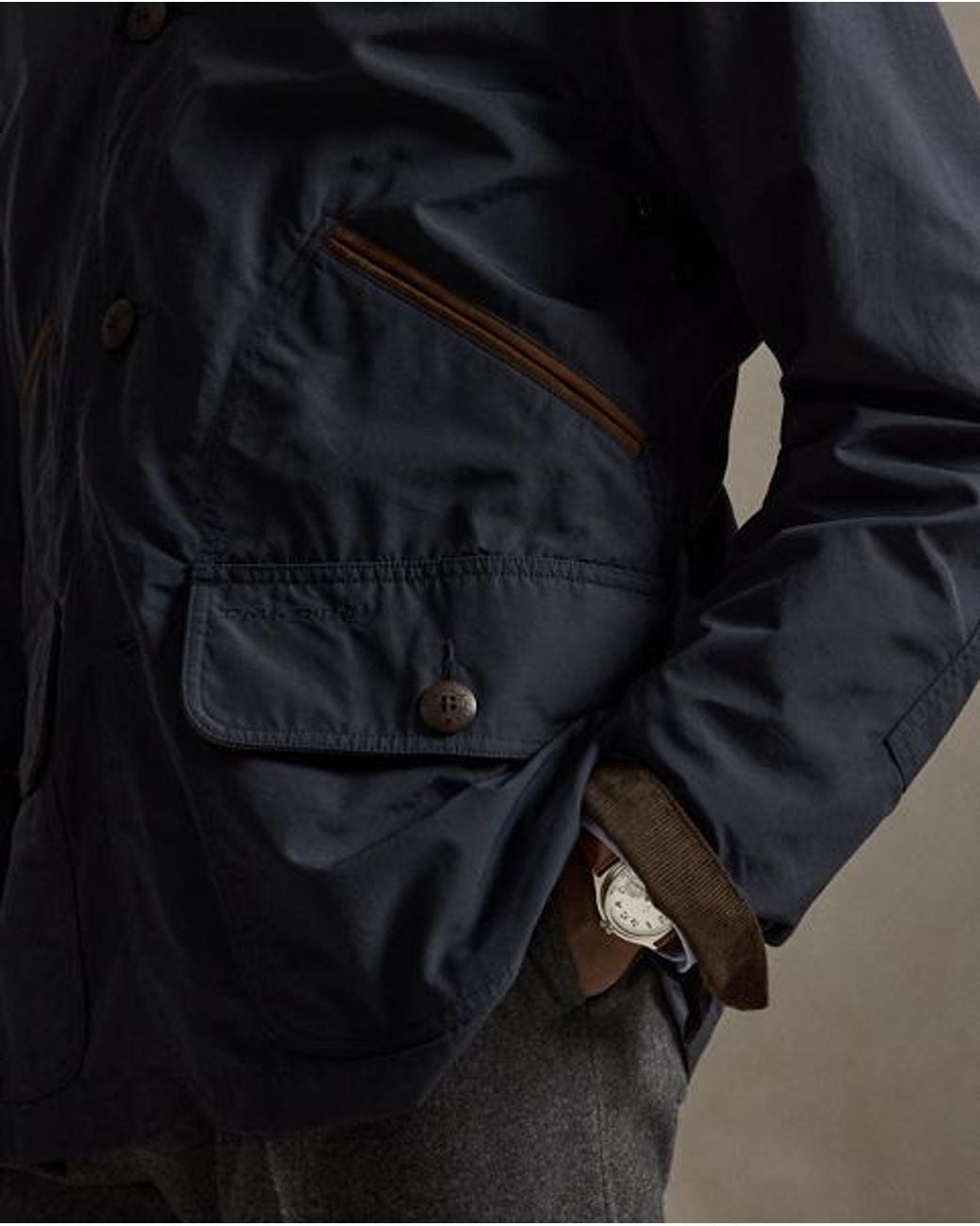 Polo Ralph Lauren Black The Clarkfield Utility Jacket for men