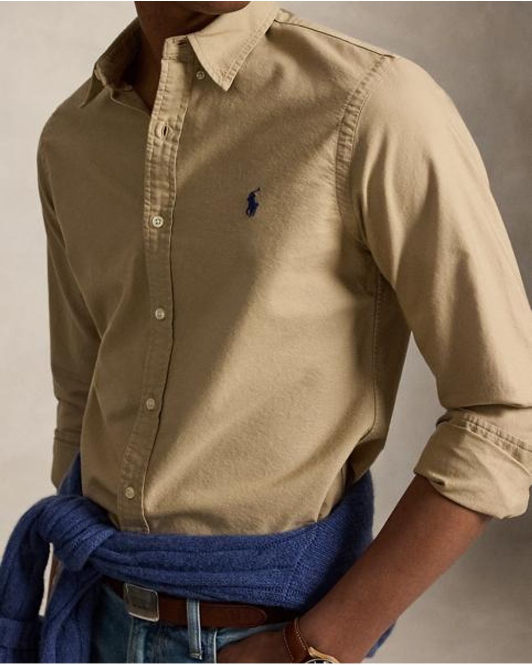 Polo Ralph Lauren Multicolor Custom Fit Garment-dyed Oxford Shirt for men