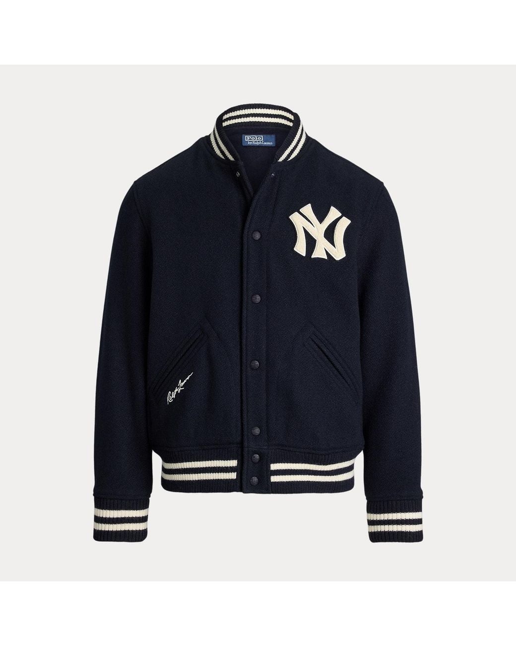 Polo Ralph Lauren Blue Polo Ralph Lauren Lauren Yankees Jacket for men