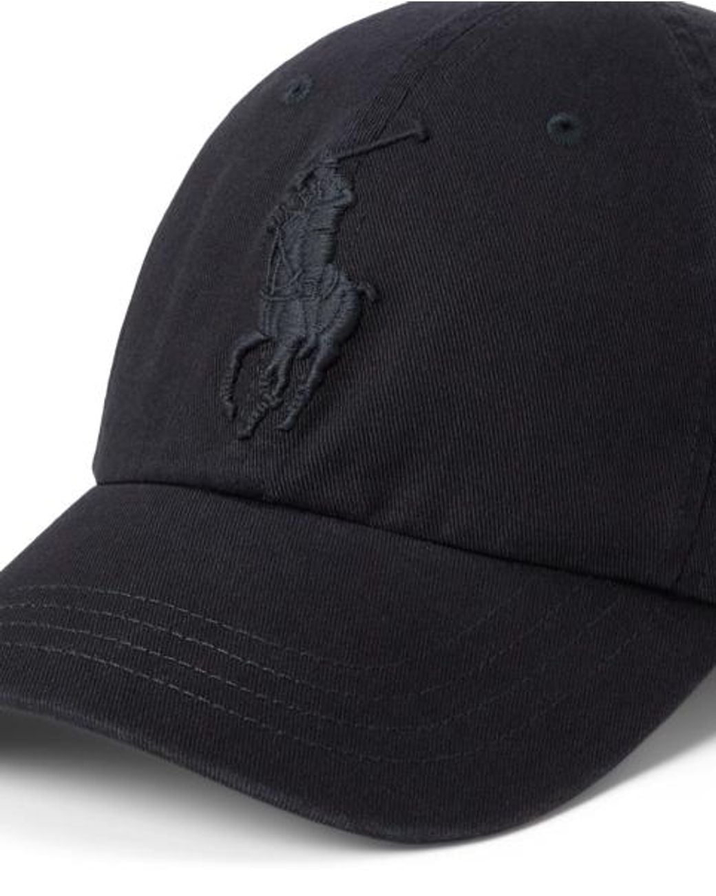 Polo Ralph Lauren Blue Big Pony Twill Ball Cap for men