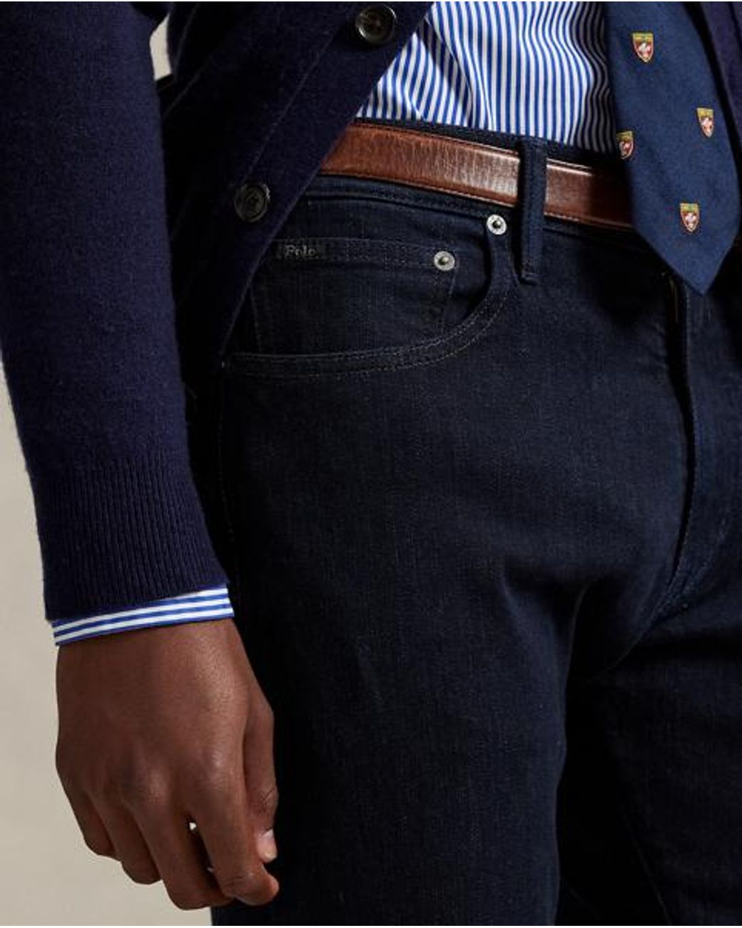 Polo Ralph Lauren Blue Parkside Active Taper Stretch Jean for men