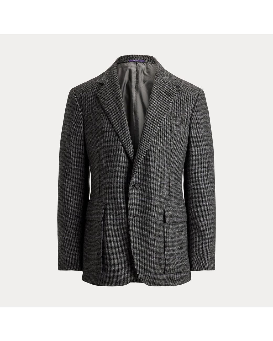 Ralph Lauren Gray Glenn Hand-Tailored Tick-Weave Jacket for men