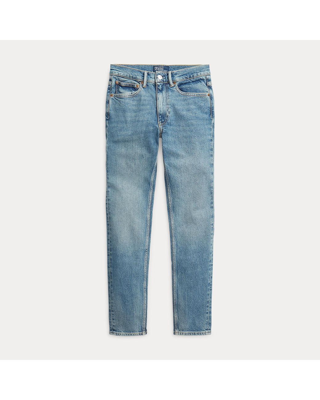 Polo Ralph Lauren Blue Mid-Rise Super-Slim Jean