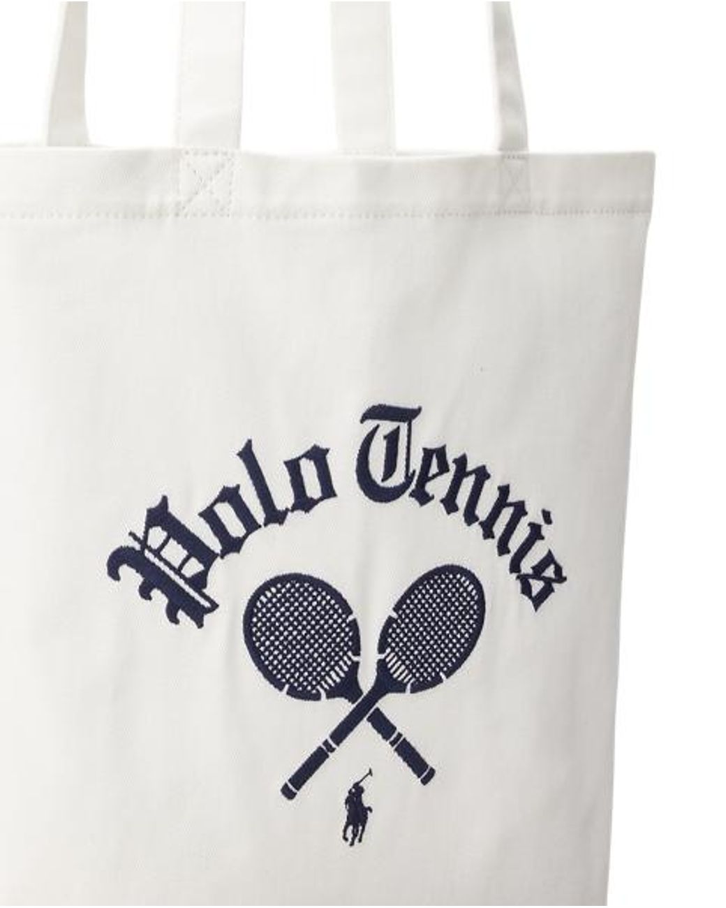Polo Ralph Lauren White Us Open Polo Tennis Shopper Tote for men