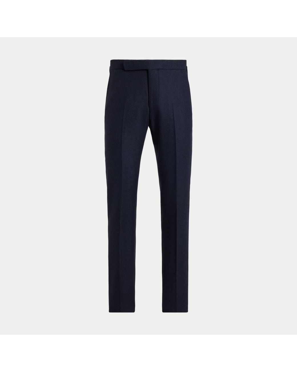 Ralph Lauren Blue Gregory Hand-Tailored Flannel Trouser for men
