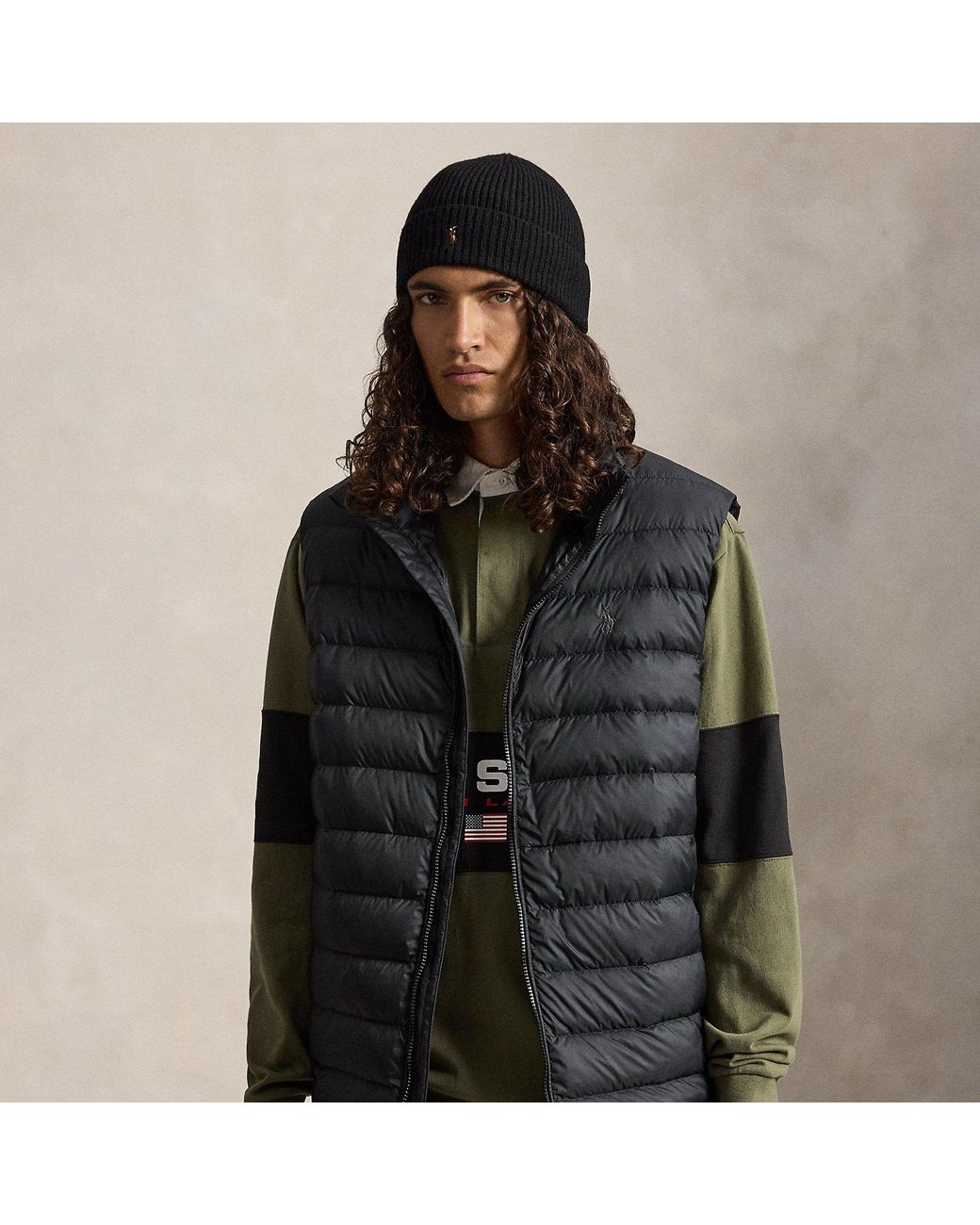 Ralph Lauren Black The Colden Packable Down Gilet for men