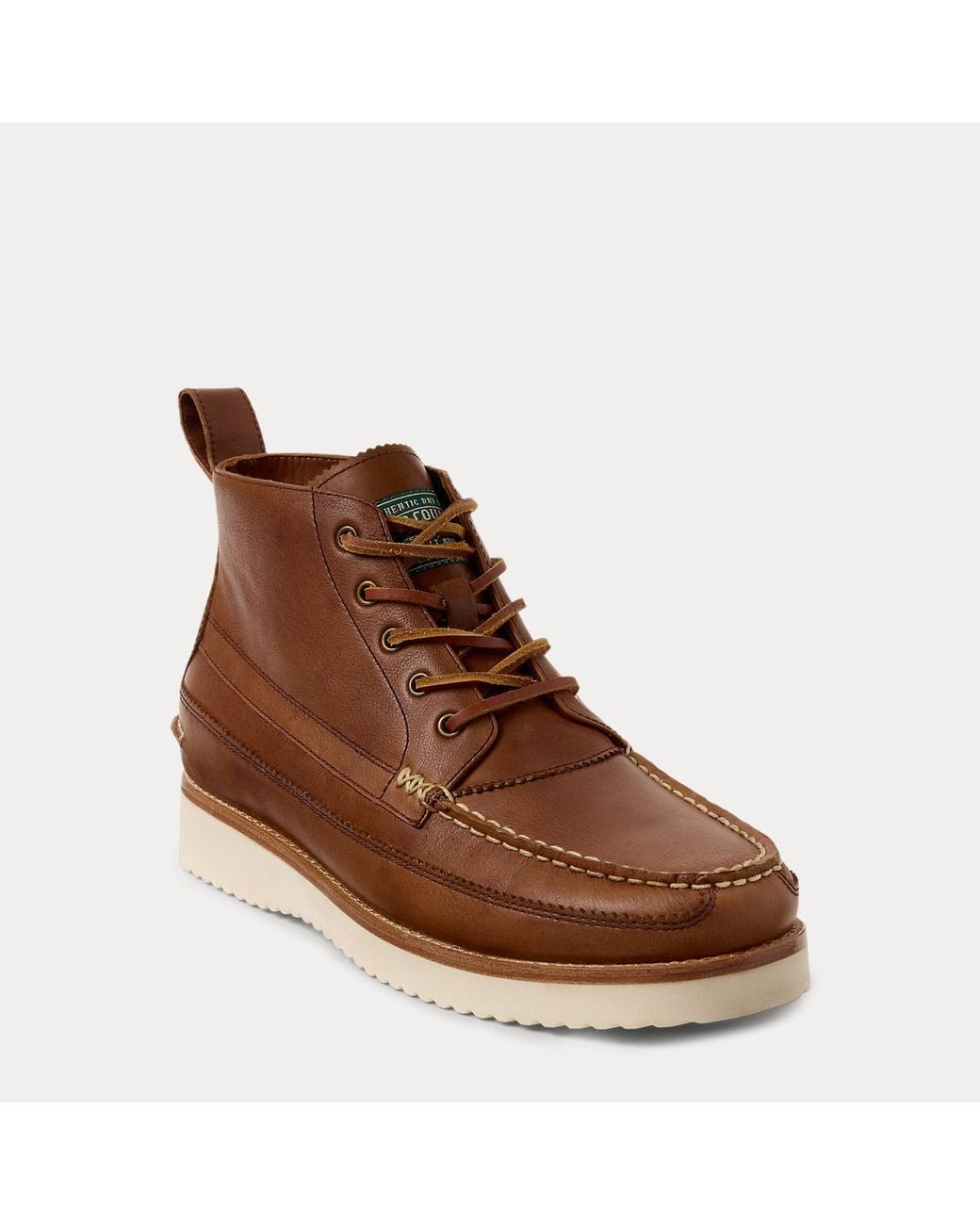Polo Ralph Lauren Brown Ranger Leather Workboot for men