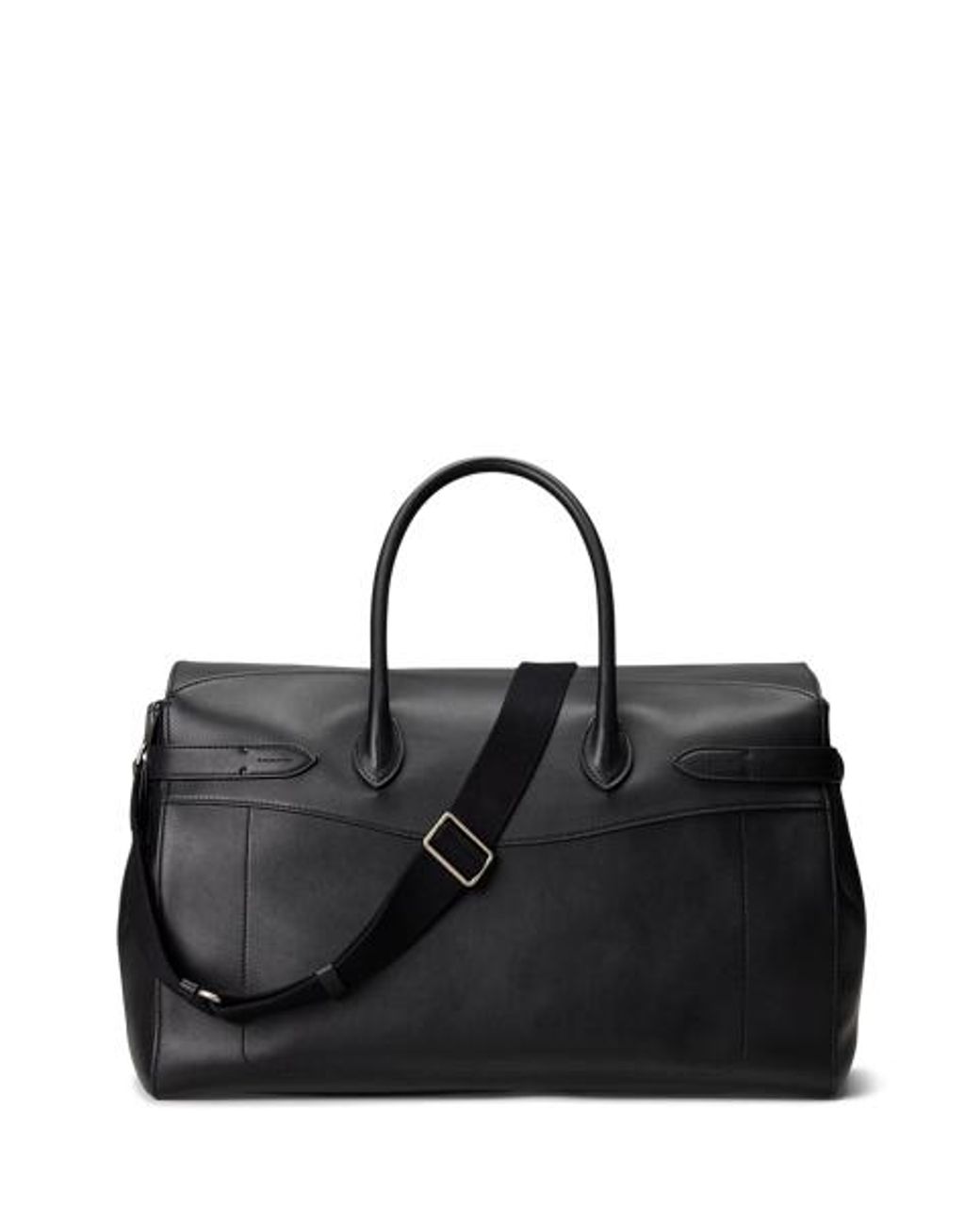 Ralph Lauren Black Bedford Calfskin Duffel for men