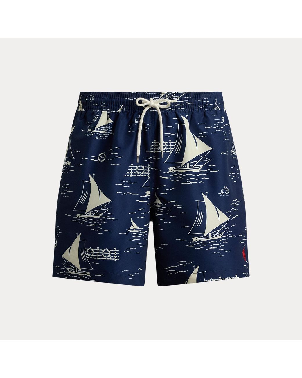 Polo Ralph Lauren Blue 14.5 Cm Traveller Swimming Trunks for men