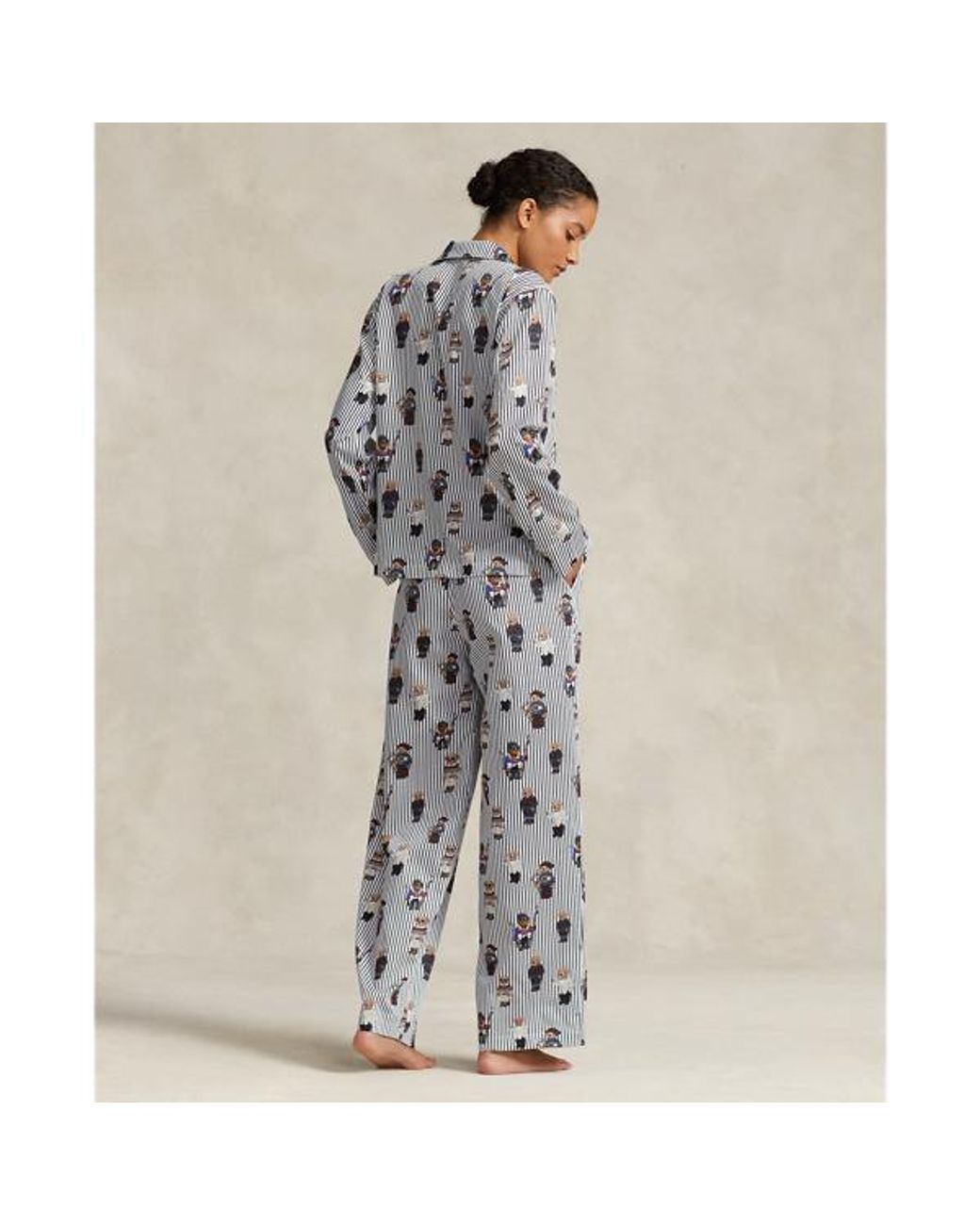 Grey polo pajamas sale