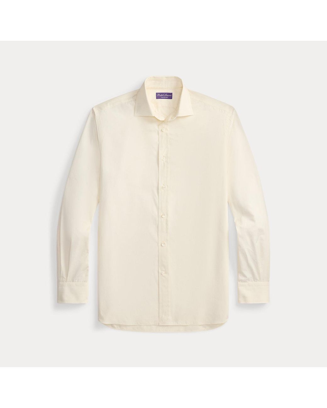 Ralph Lauren Natural Poplin Shirt for men