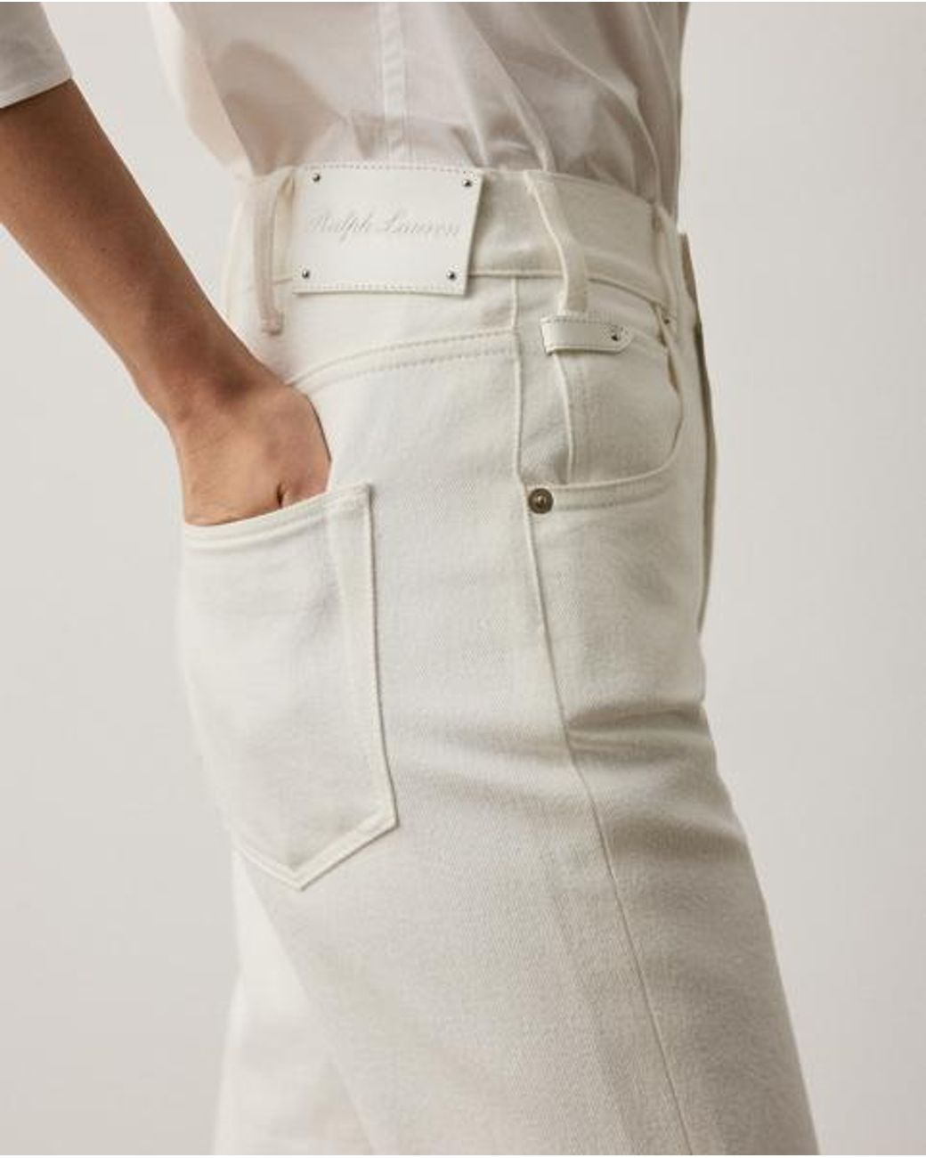 Ralph Lauren Black Kaida Relaxed Bootcut Jean