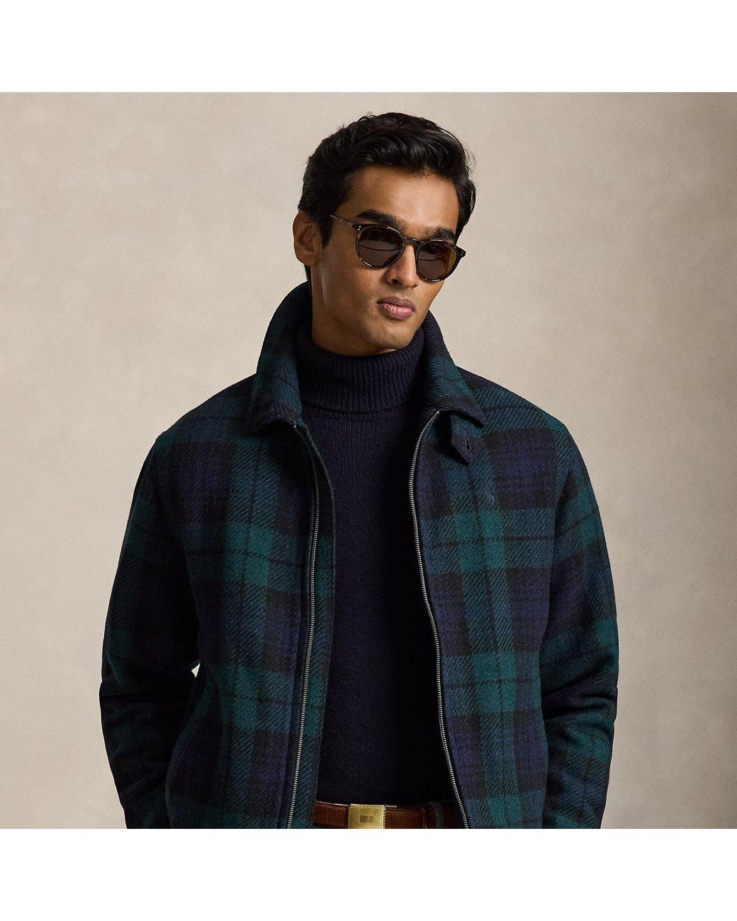 Polo Ralph Lauren Blue The Langdon Plaid Tweed Jacket for men