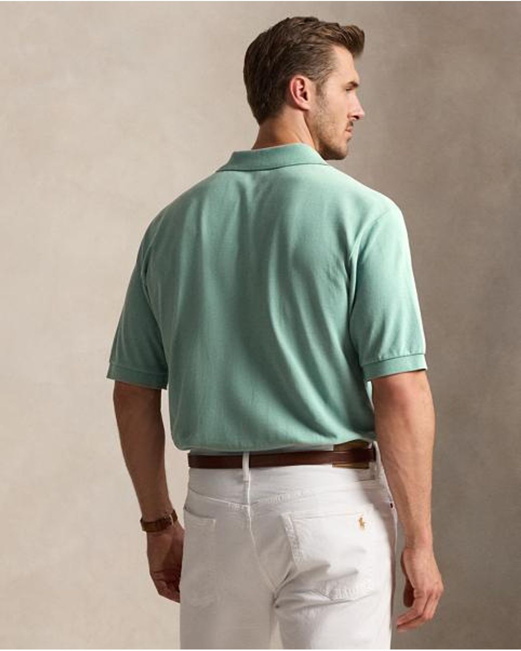 Ralph Lauren Green The Iconic Mesh Polo Shirt for men