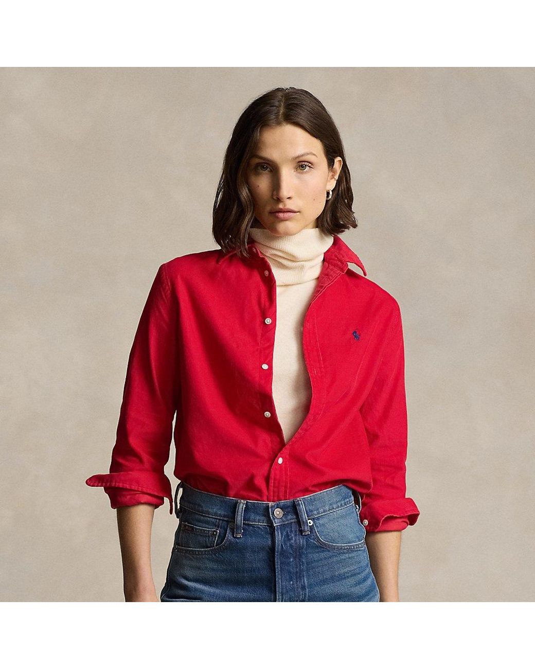 Polo corduroy shirt sale