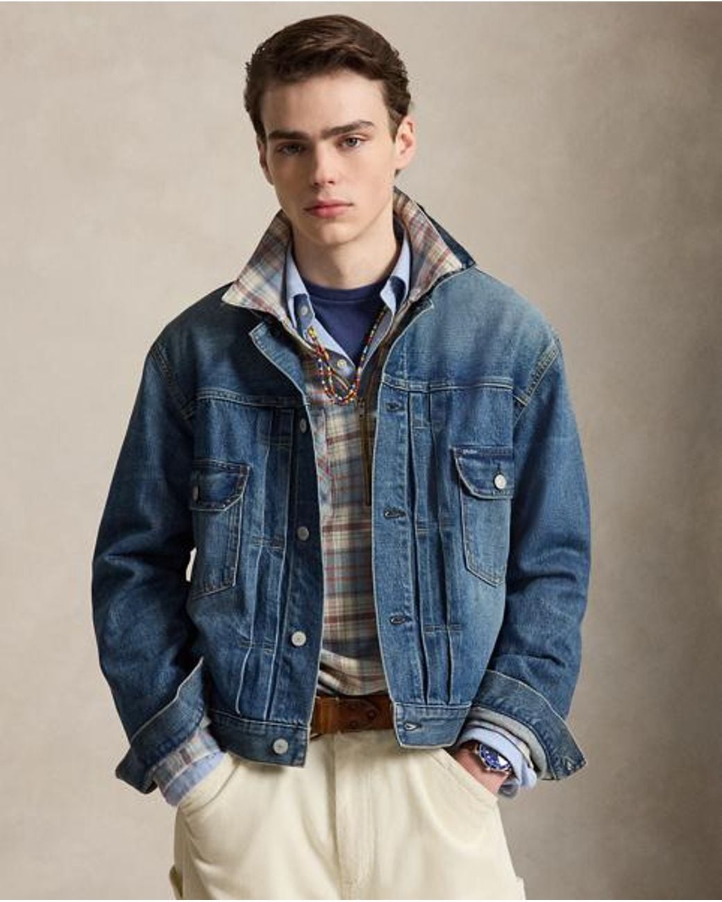 Polo Ralph Lauren Blue Denim Trucker Jacket for men