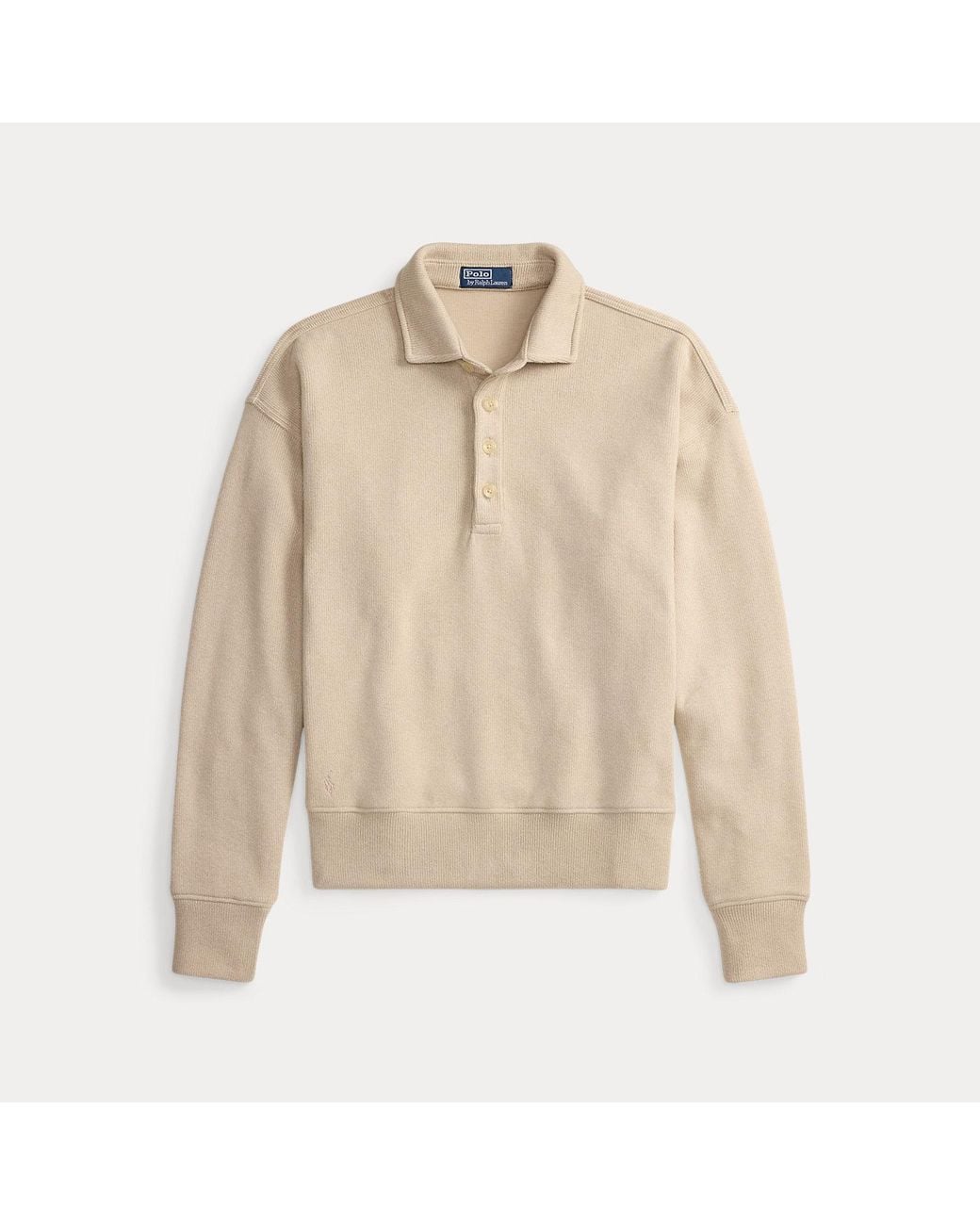 Polo Ralph Lauren Natural Relaxed Fit Ribbed Polo Pullover for men