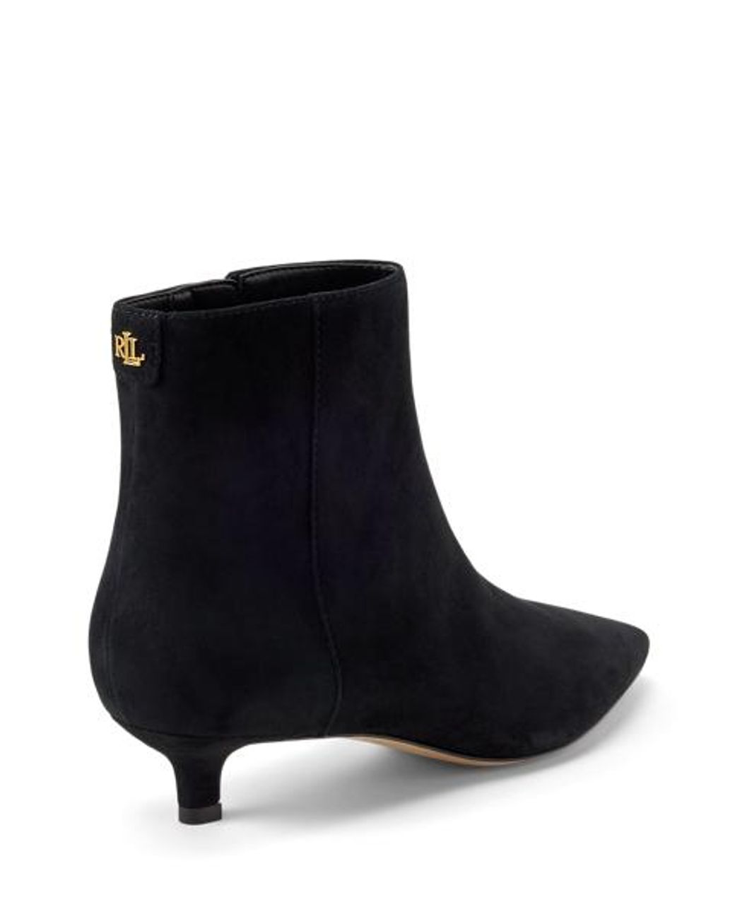Ralph Lauren Blue Francesca Suede Bootie
