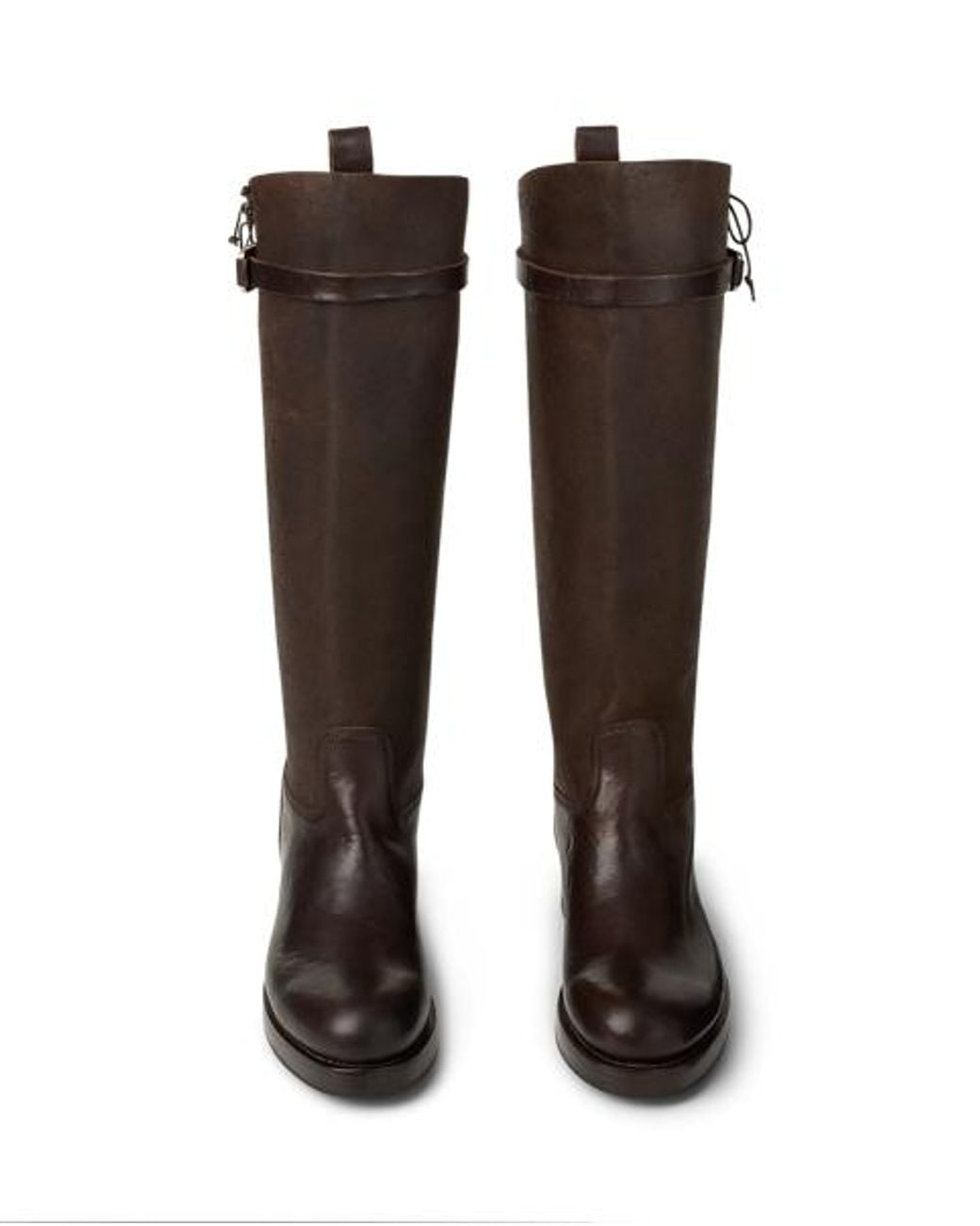 Ralph Lauren Brown Ward Vachetta Leather Engineer Boot