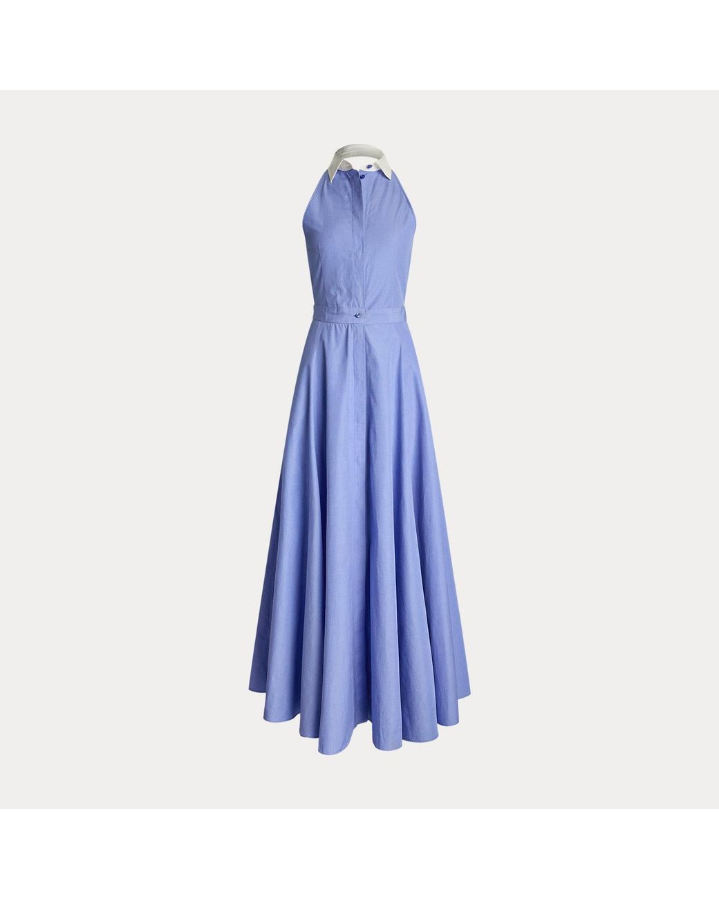 Ralph Lauren Blue Eldred Cotton Day Dress