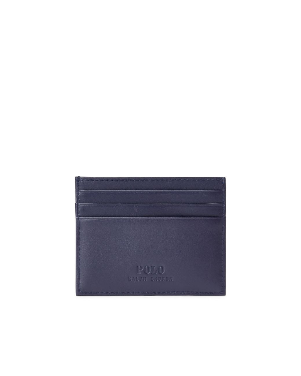 Ralph Lauren Polo Bear Leather Card Case in Blue for Men | Lyst