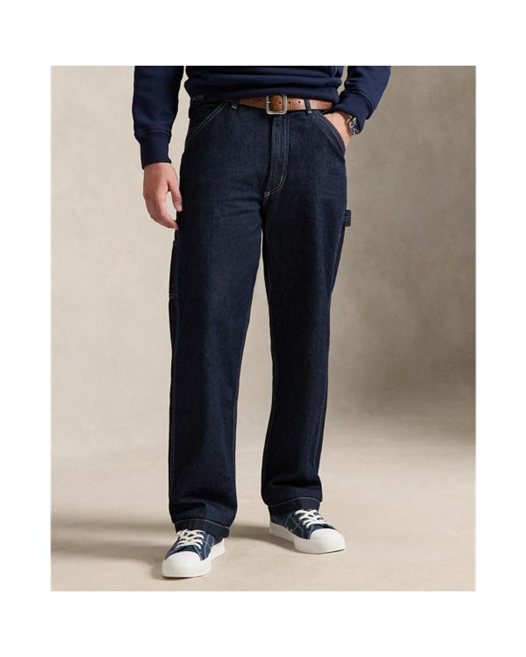 Polo Ralph Lauren Blue Polo Dungaree Fit Carpenter Jeans for men