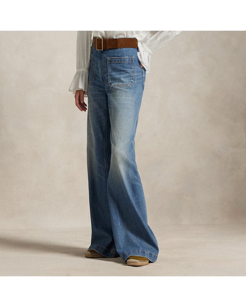Polo Ralph Lauren Blue High-Rise Boot Jean