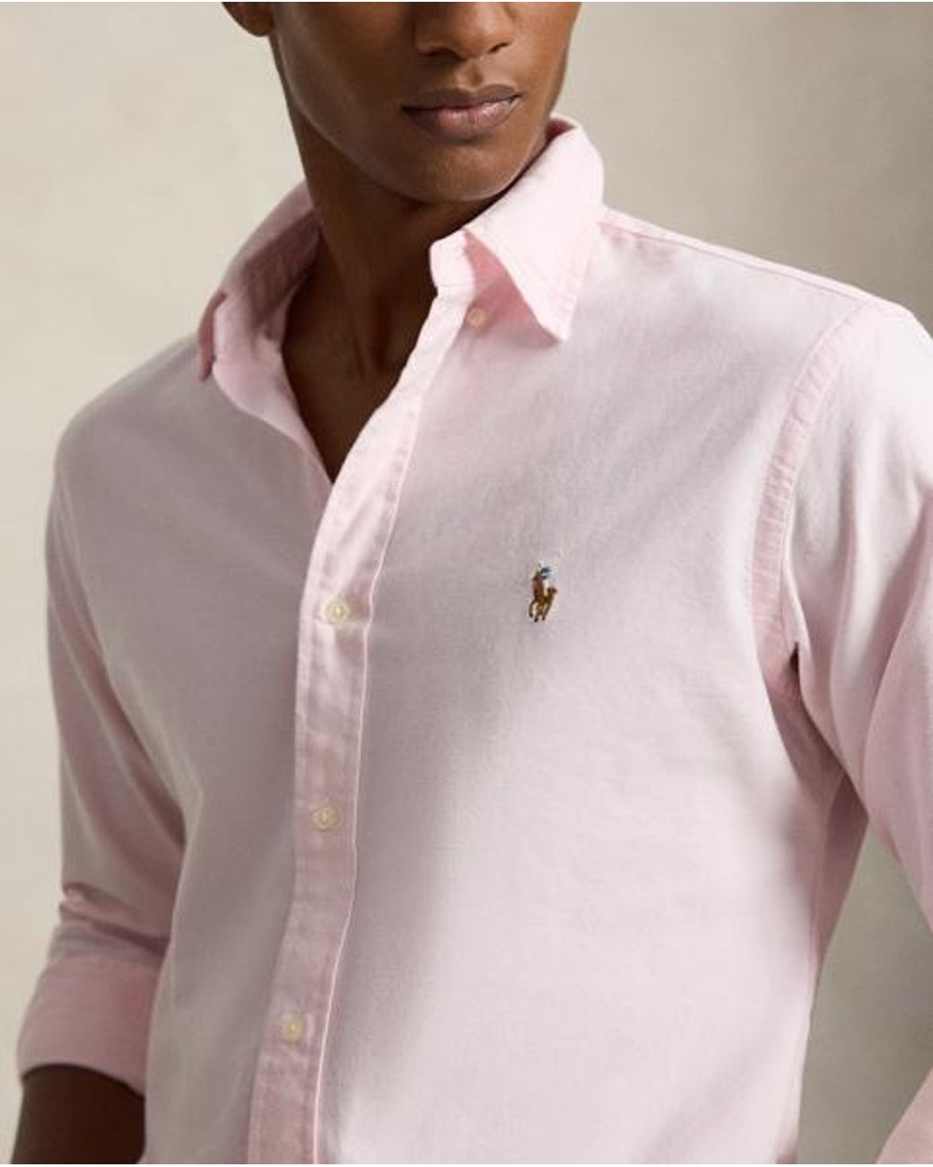 Polo Ralph Lauren Pink The Iconic Oxford Shirt for men