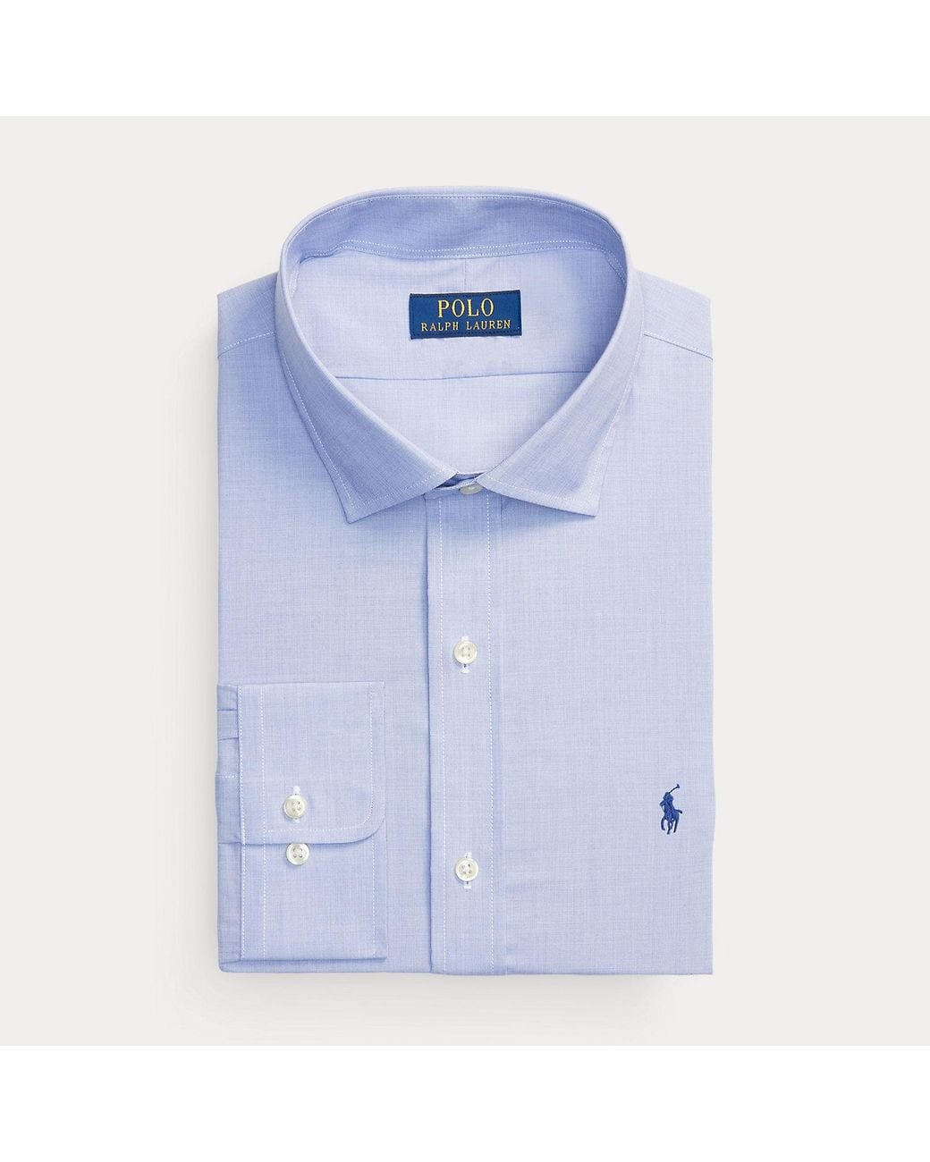 Polo Ralph Lauren Blue Custom Fit Poplin Shirt
