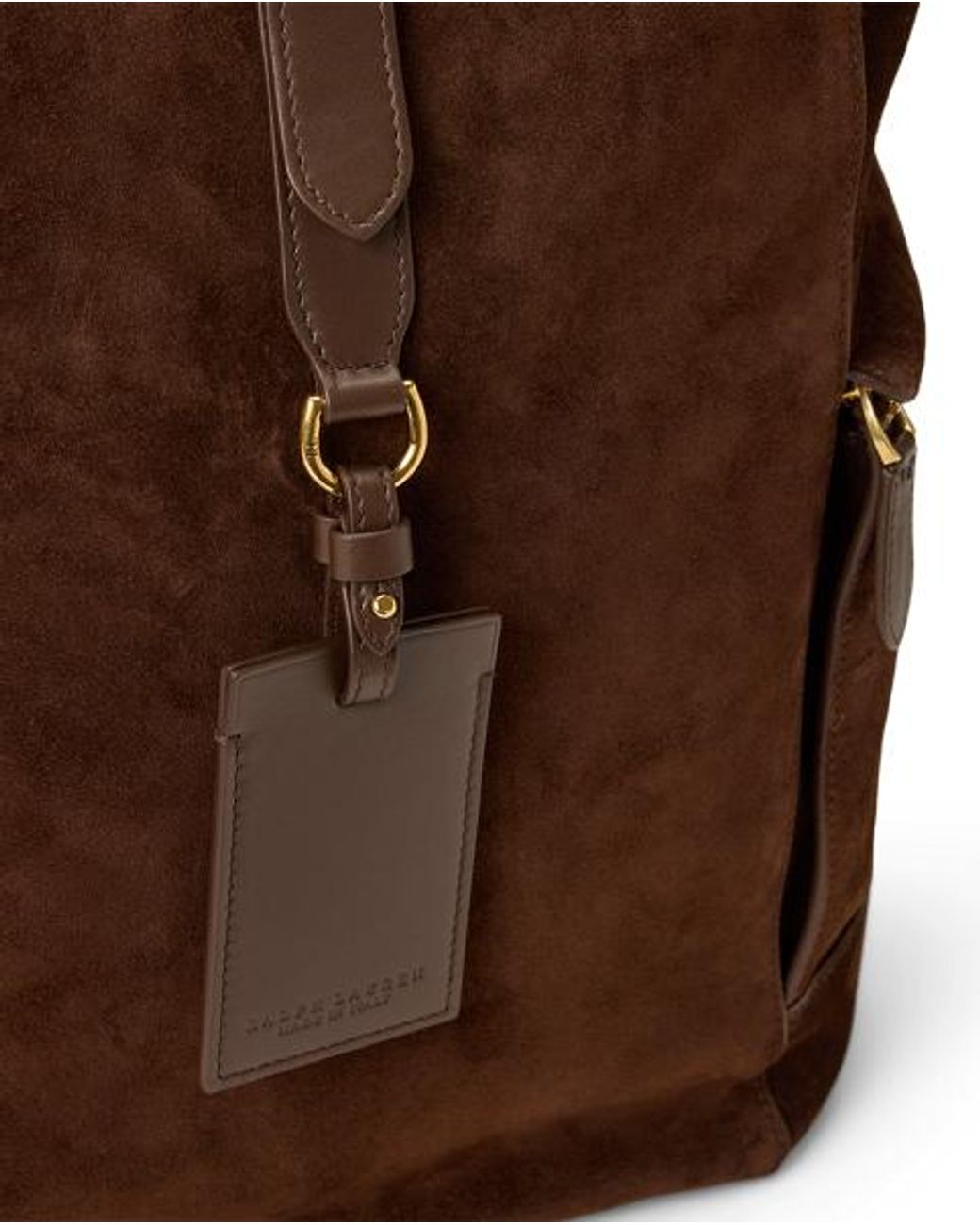 Ralph Lauren Brown Bedford Calf-Suede Backpack for men