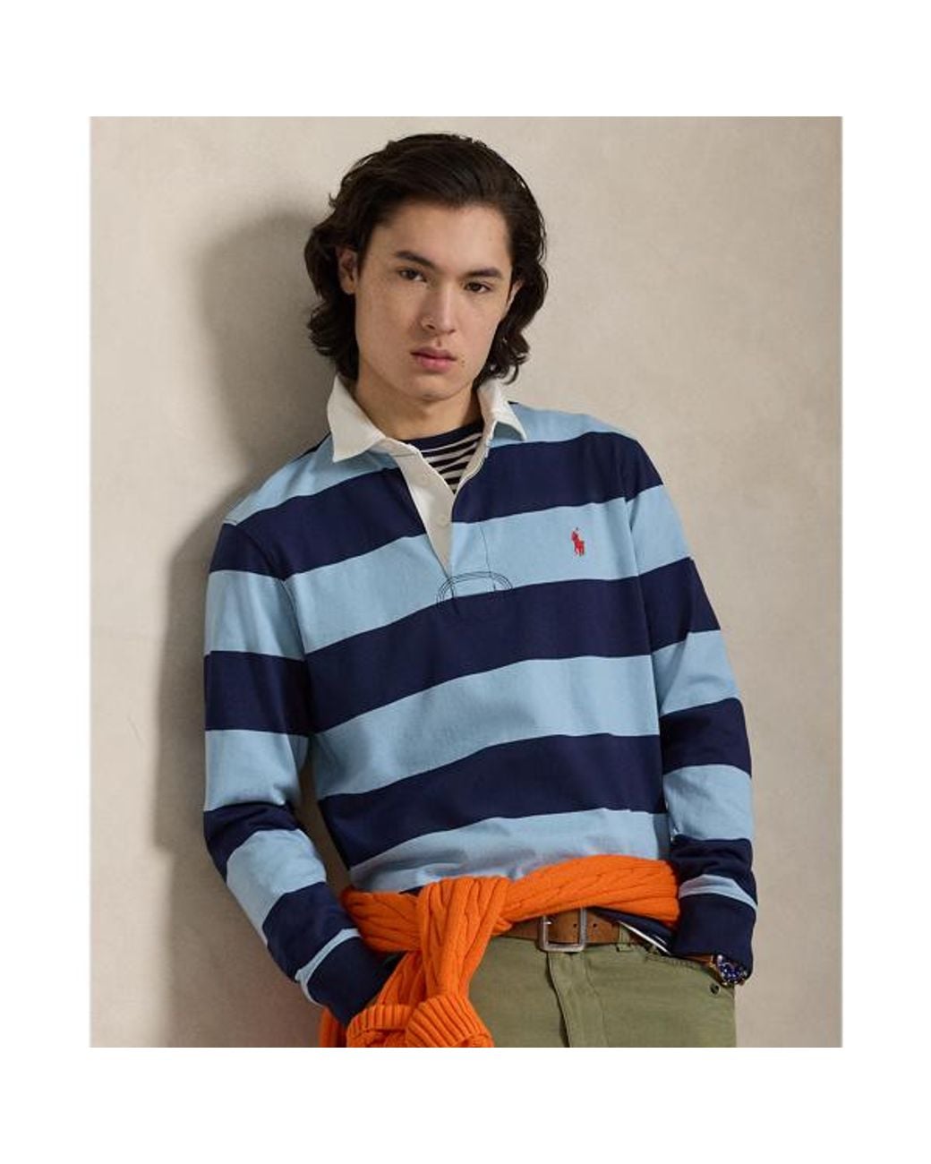 polo-ralph-lauren-the-iconic-rugby-shirt-in-blue-for-men-lyst
