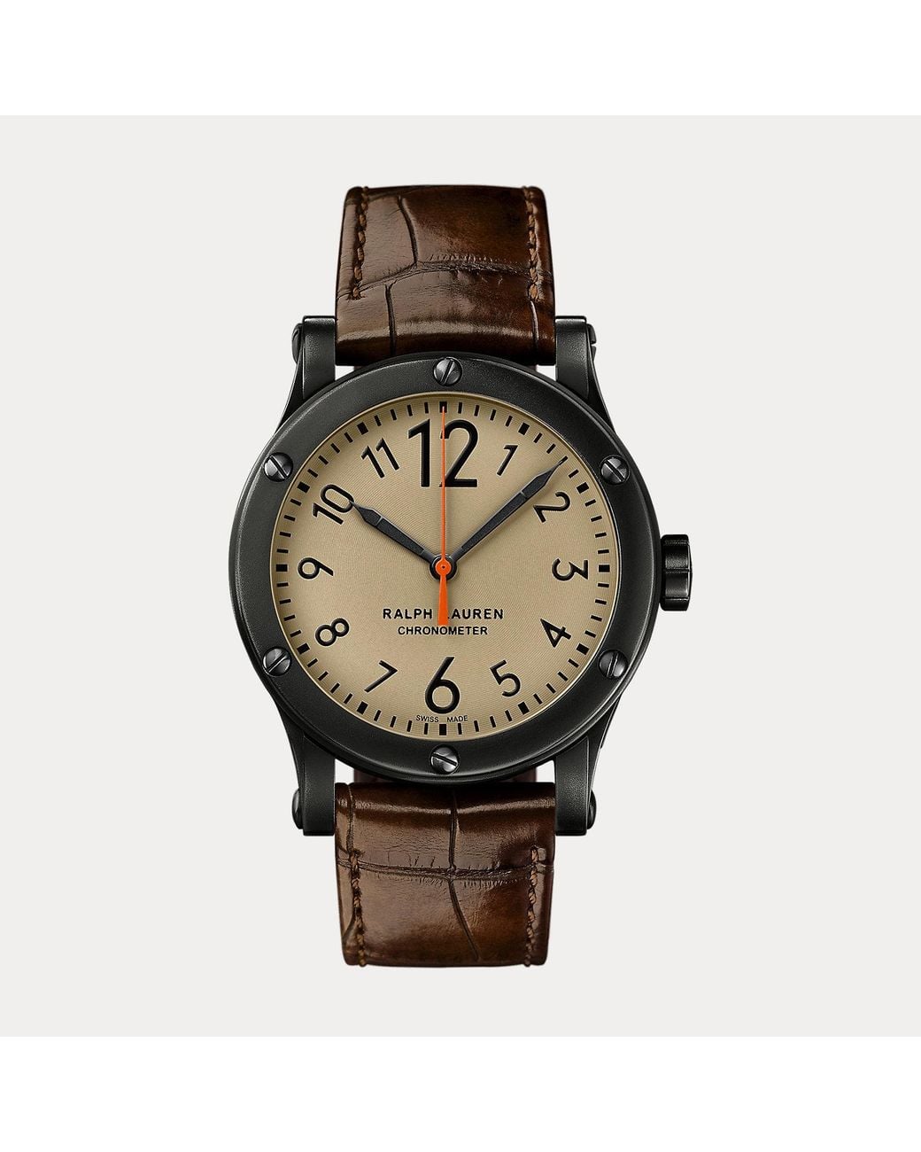 Ralph Lauren Green 39 Mm Chronometer Steel for men