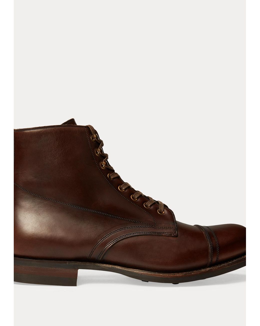 rrl livingstone leather boot