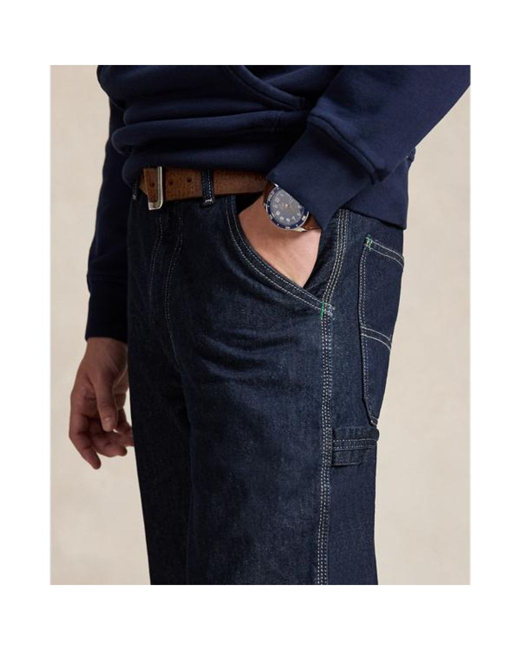 Polo Ralph Lauren Blue Polo Dungaree Fit Carpenter Jeans for men