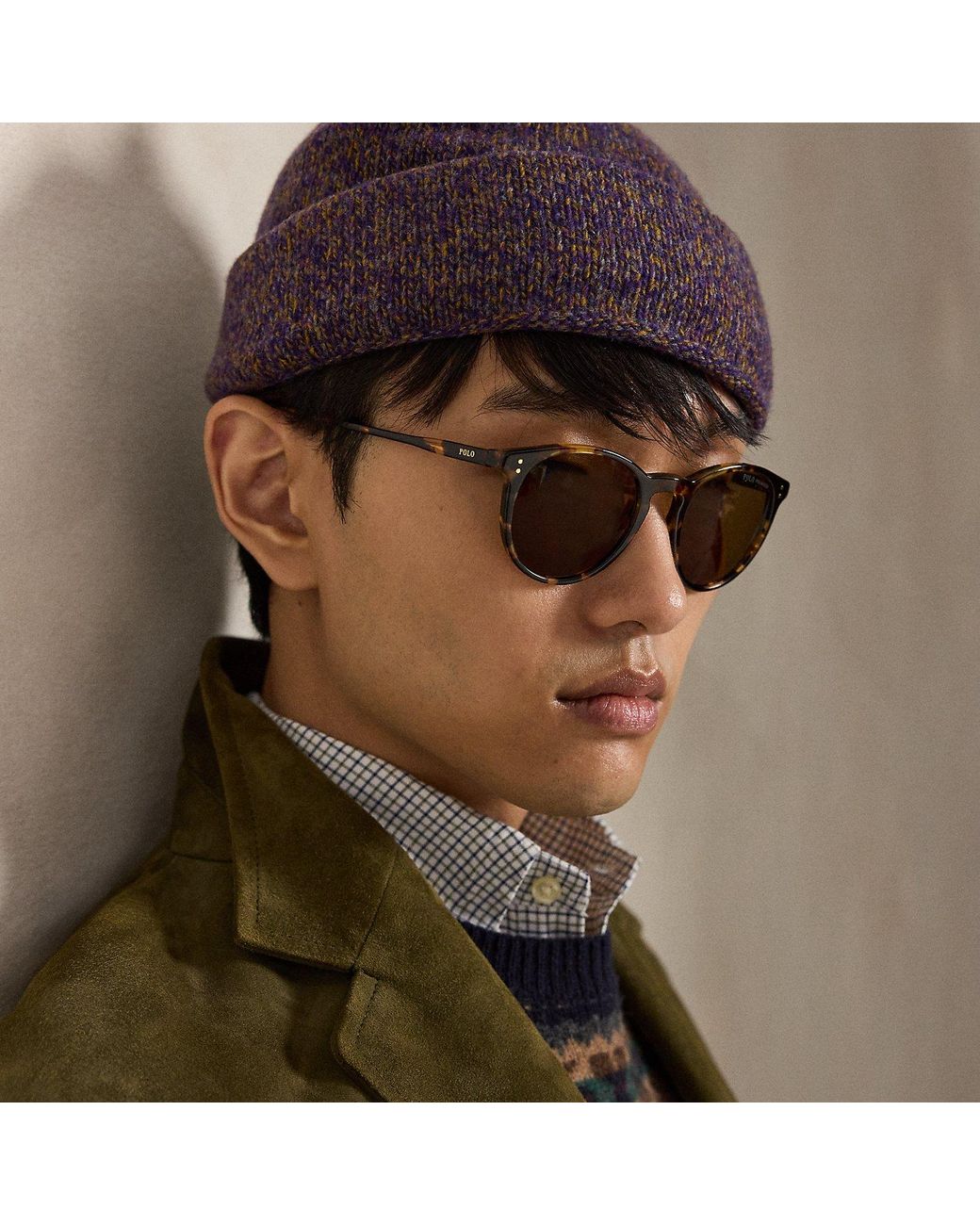 Polo Ralph Lauren Brown Wool Ragg Watch Cap for men