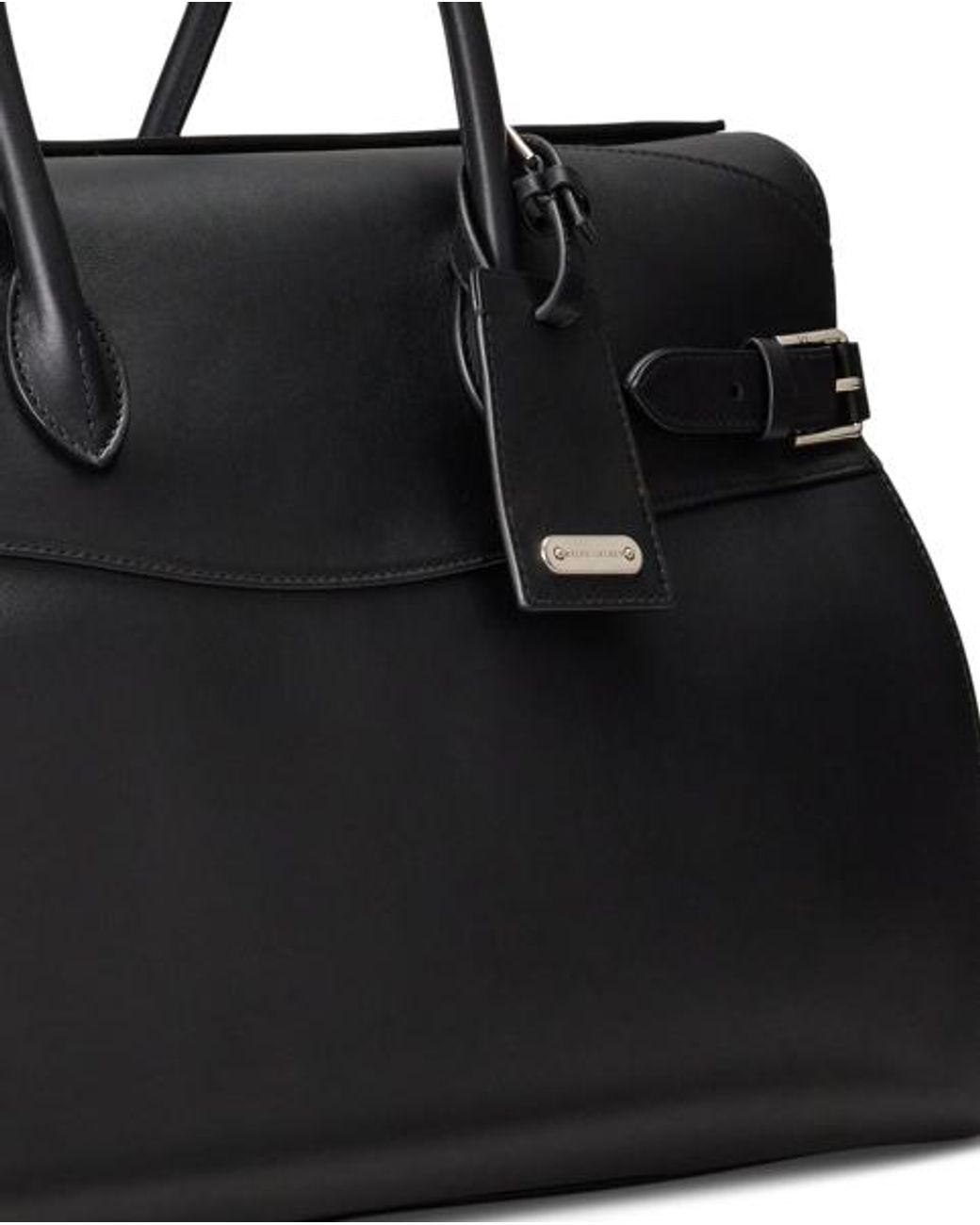 Ralph Lauren Black Bedford Calfskin Duffel for men
