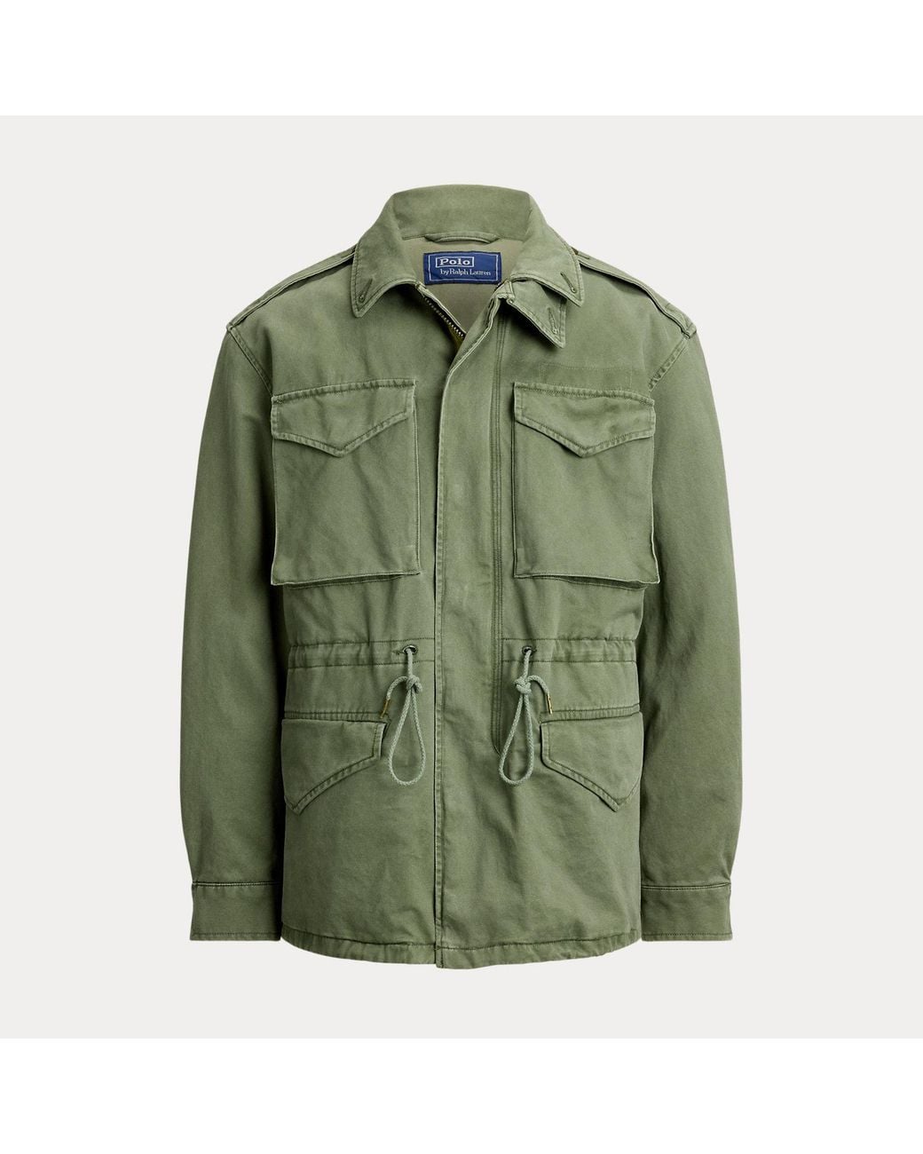 Polo Ralph Lauren Green Sateen Field Jacket for men