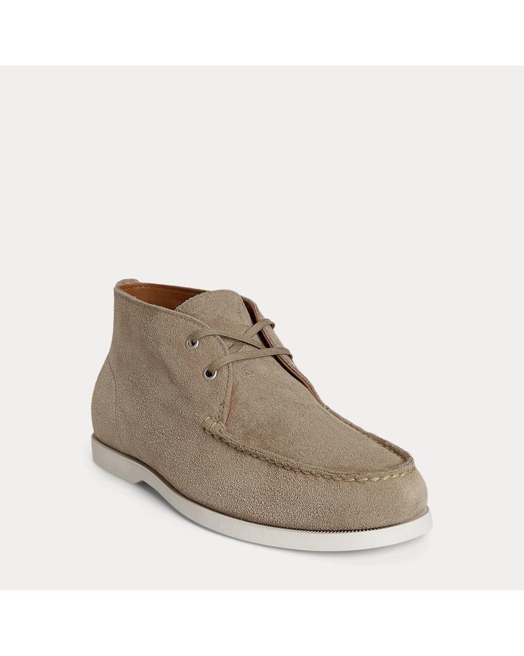 Polo Ralph Lauren Gray Merton Suede Chukka Loafer for men