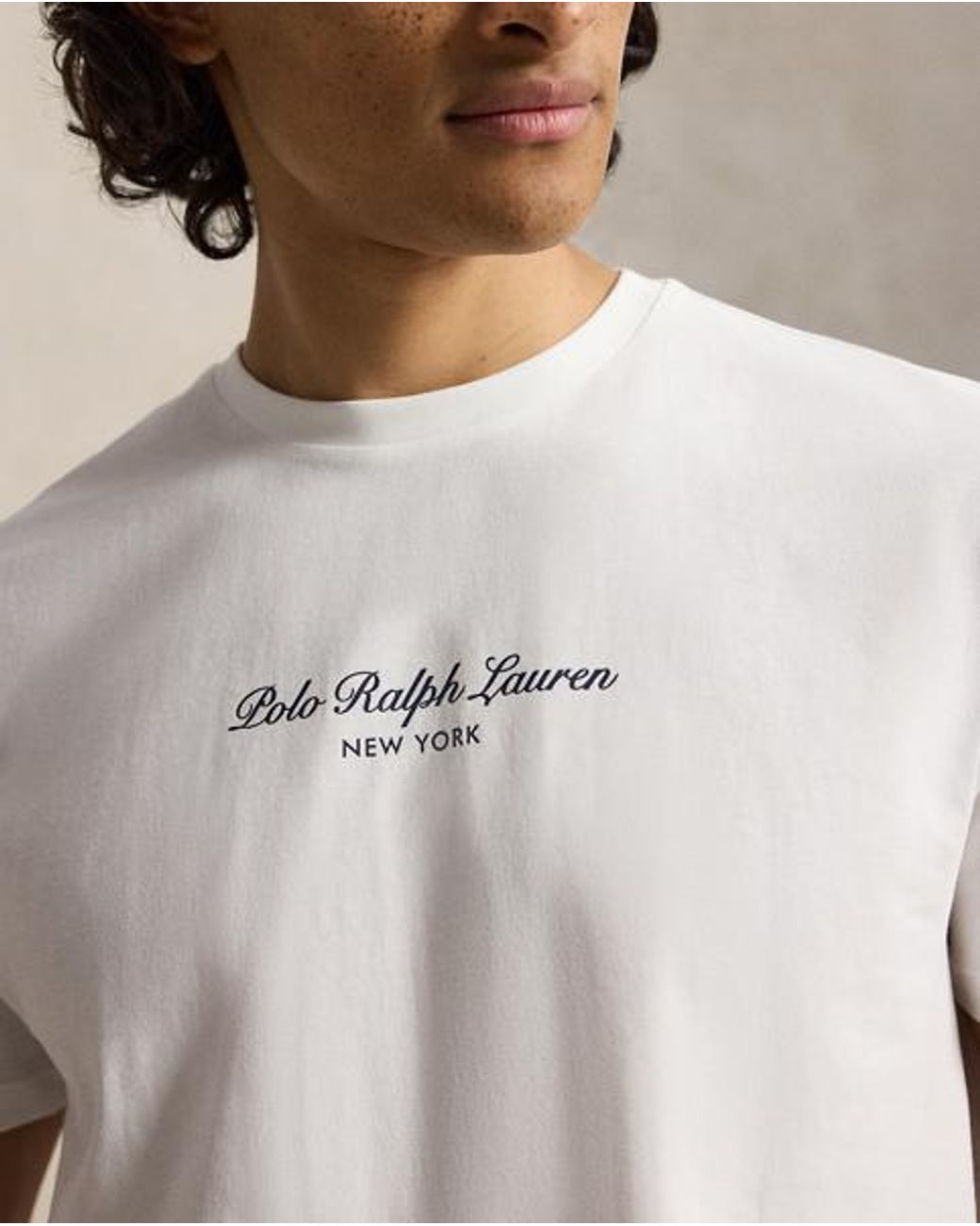 Polo Ralph Lauren White Classic Fit Logo Jersey T-Shirt for men