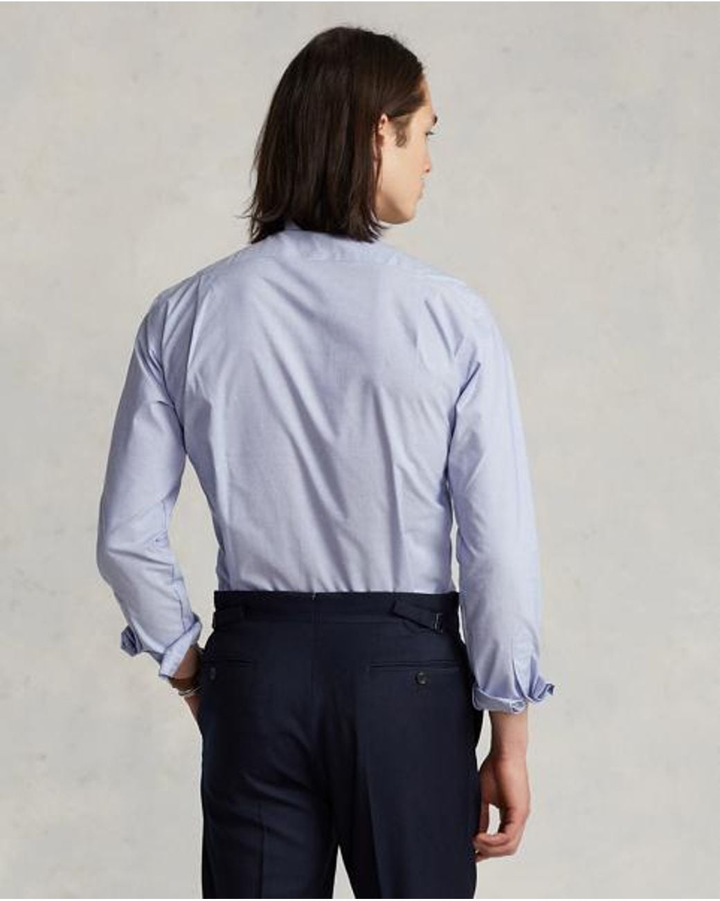 Polo Ralph Lauren Blue Custom Fit Poplin Shirt