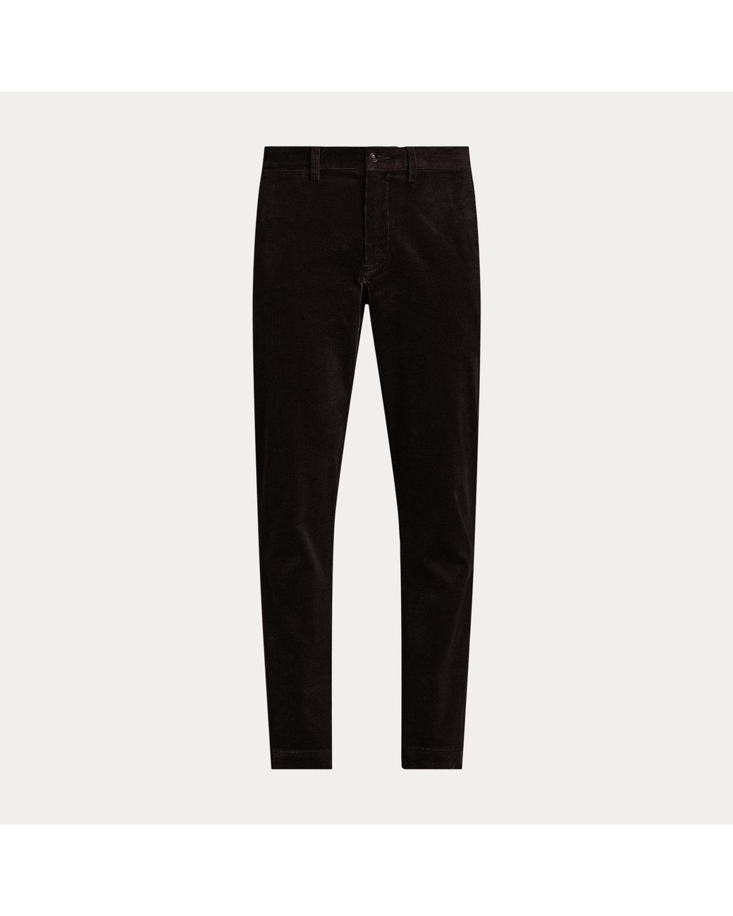 Polo Ralph Lauren Black Bedford Straight Fit Corduroy Trousers for men