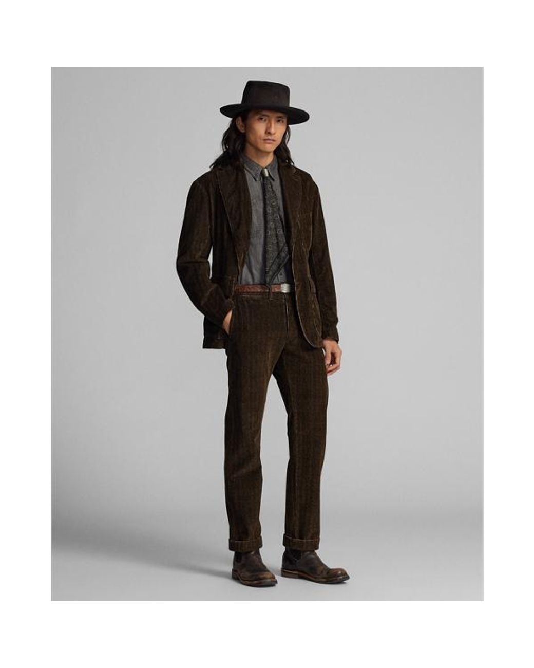 Rrl indigo corduroy sport coat cheap