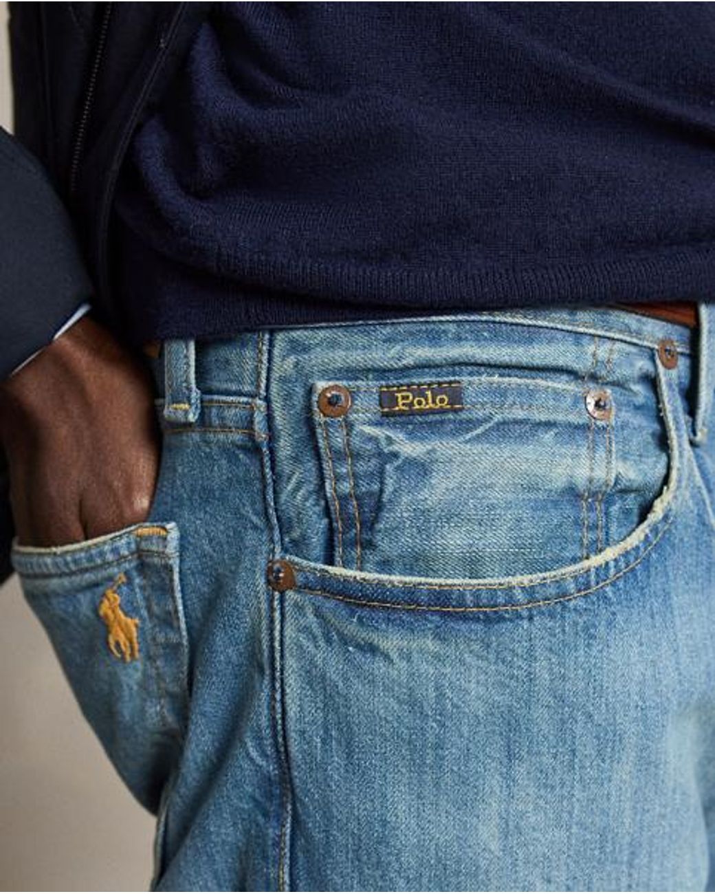 Polo Ralph Lauren Blue Sullivan Slim Jeans for men