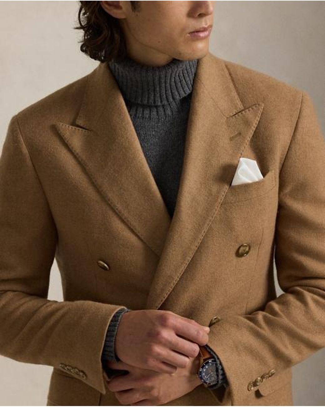 Polo Ralph Lauren Brown Polo Tailored-Hair Sport Coat for men