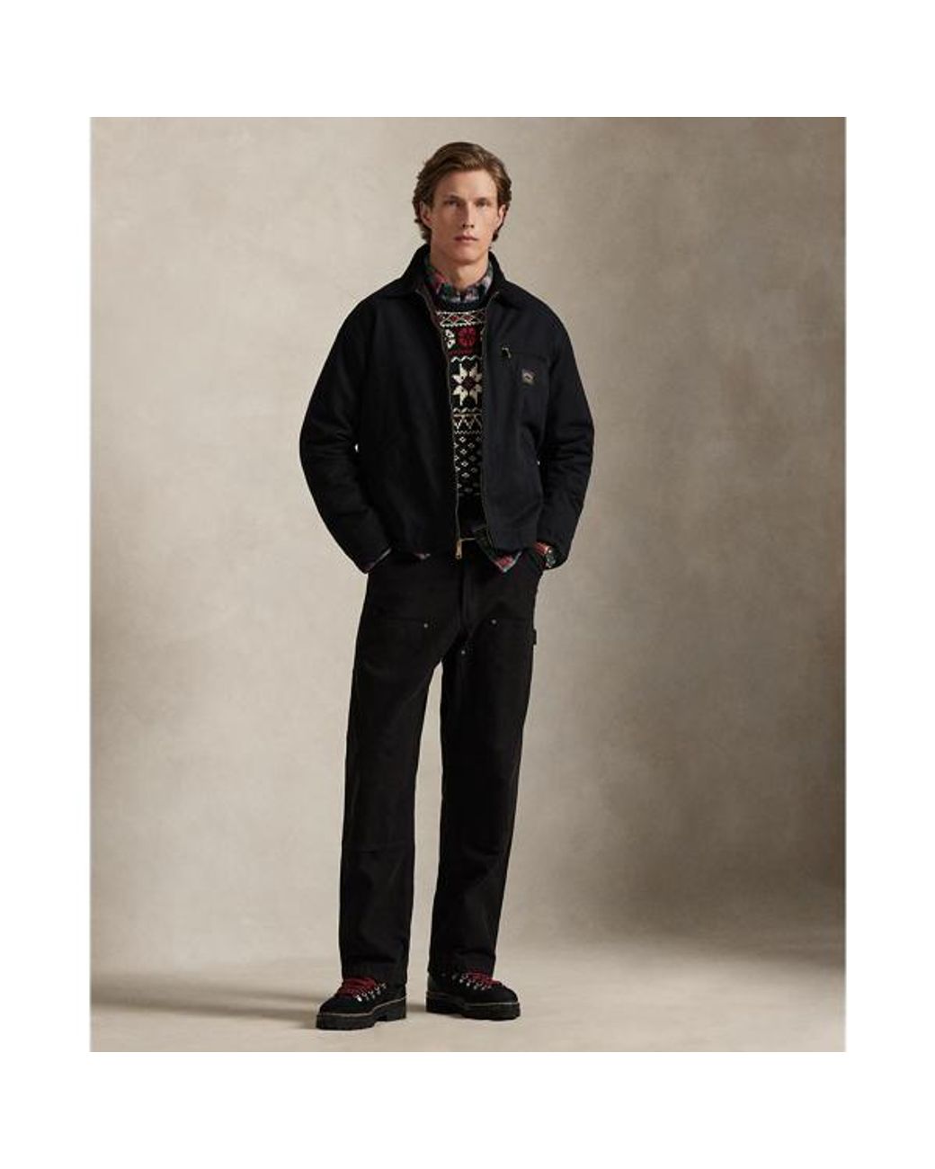 Ralph Lauren Polo Country Canvas Jacket in Black for Men | Lyst Canada